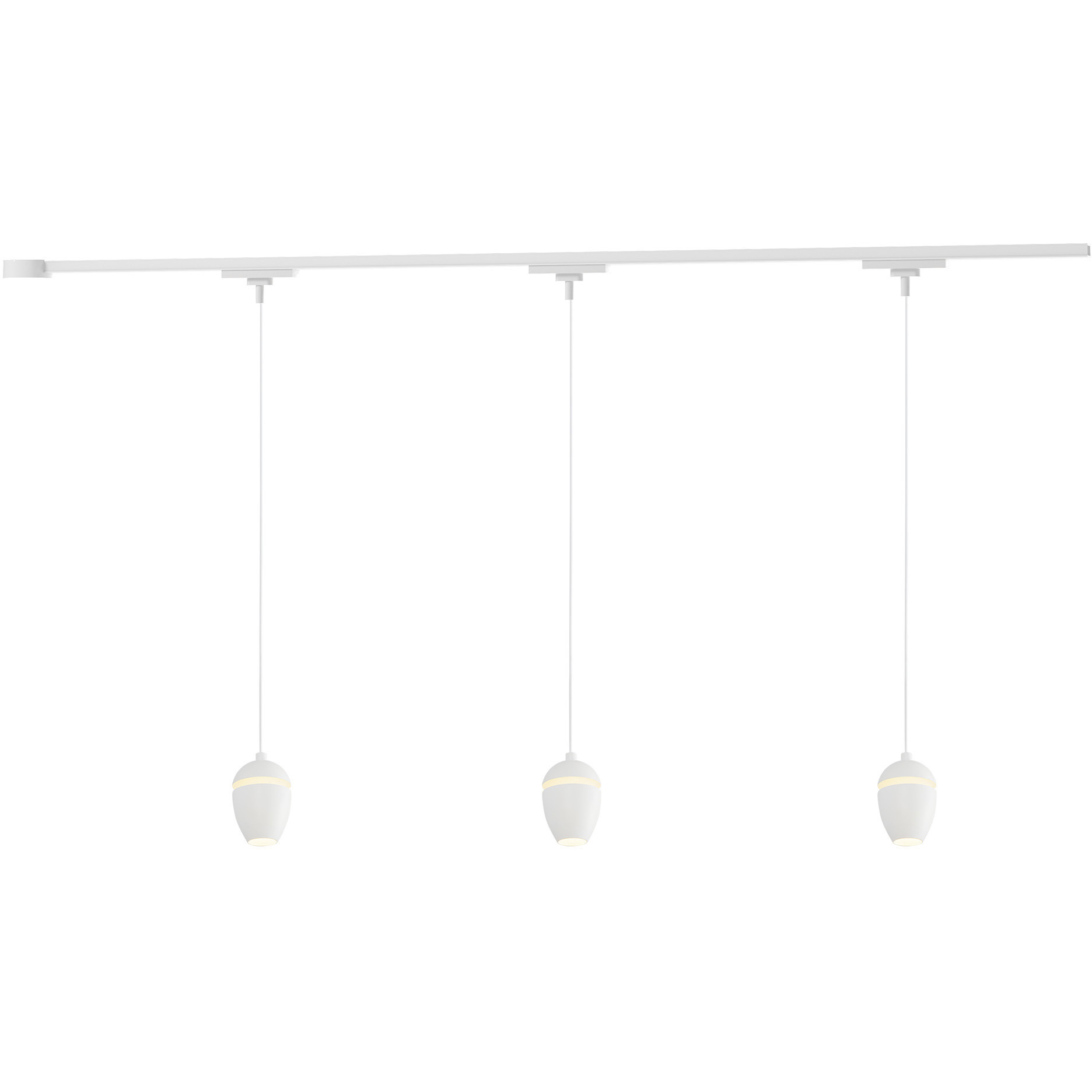 Eloa 120 White Trilo Track Ceiling Light