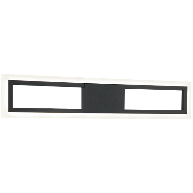 Valance LED 24 inch Matte Black Wall Sconce Wall Light