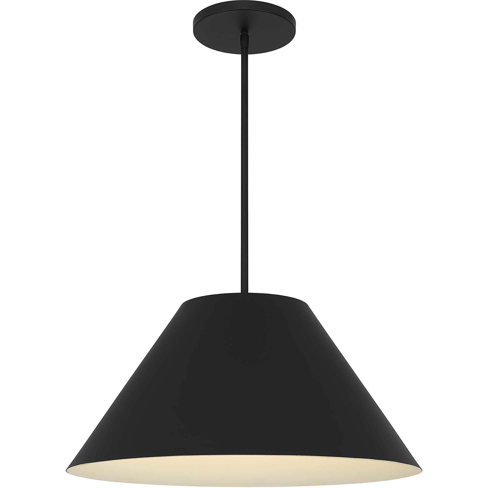 Jaz LED 21.88 inch Sand Black Outdoor Pendant