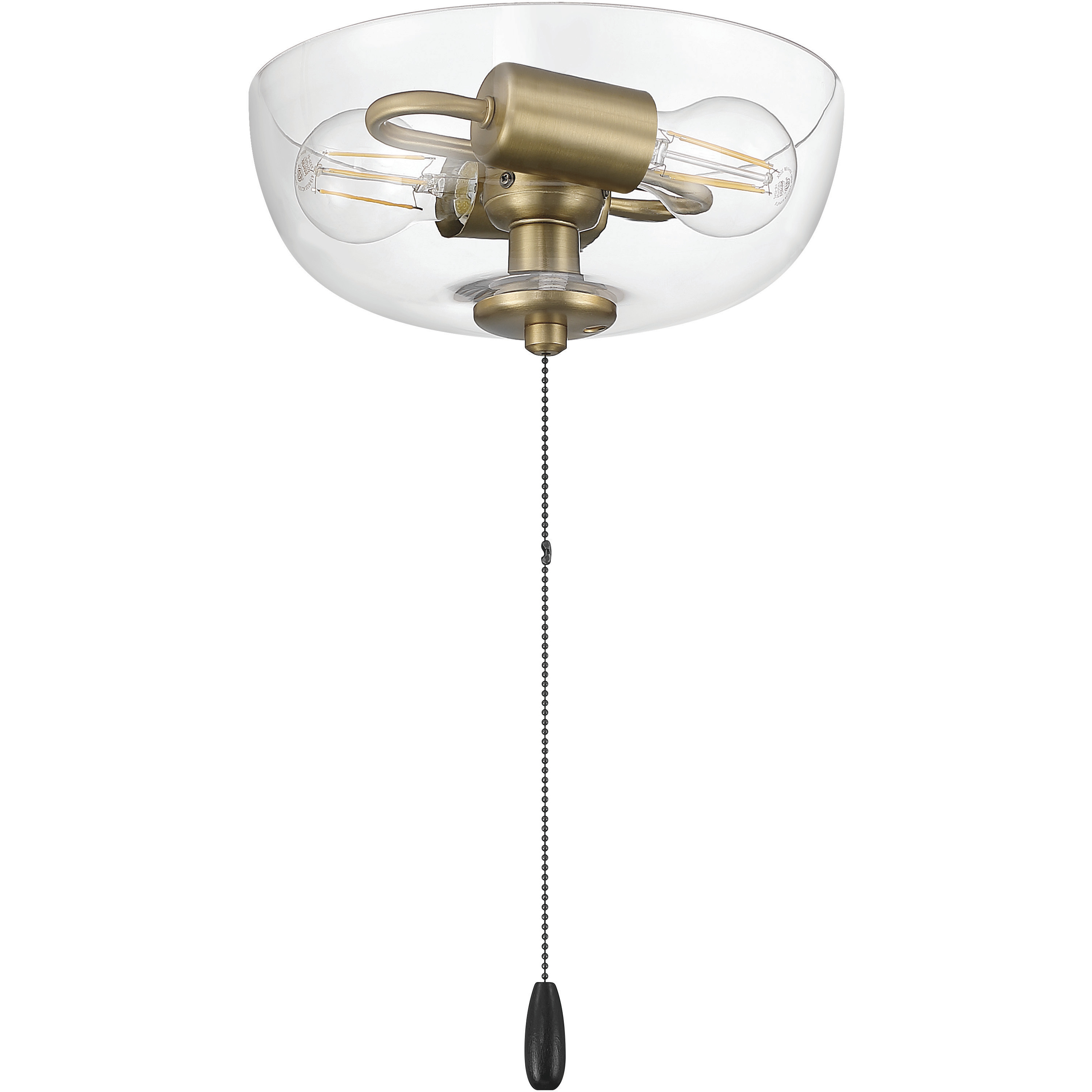 Bejamin LED Satin Brass Light Kit