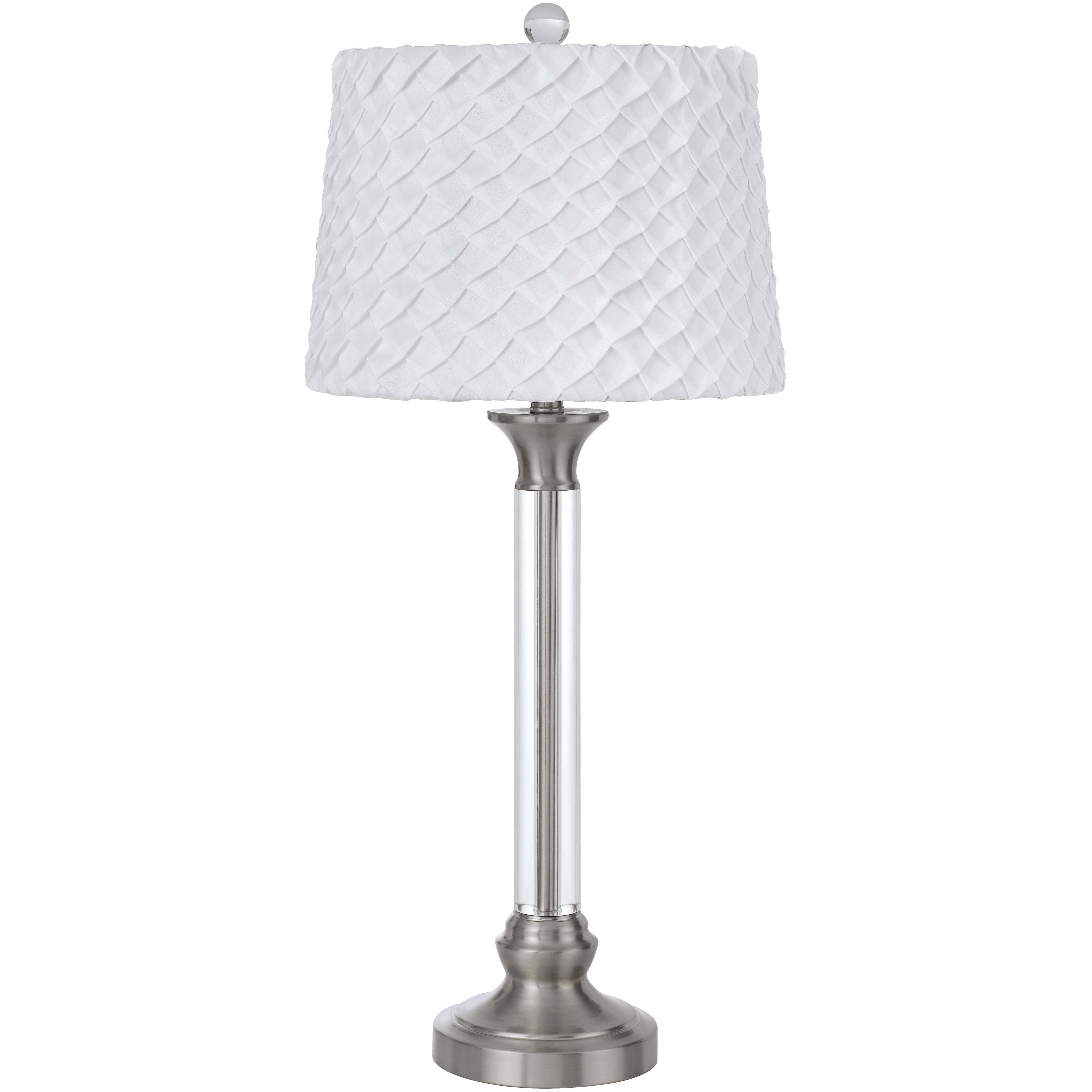 Ruston 32 inch 150.00 watt Brushed Steel Table Lamp Portable Light
