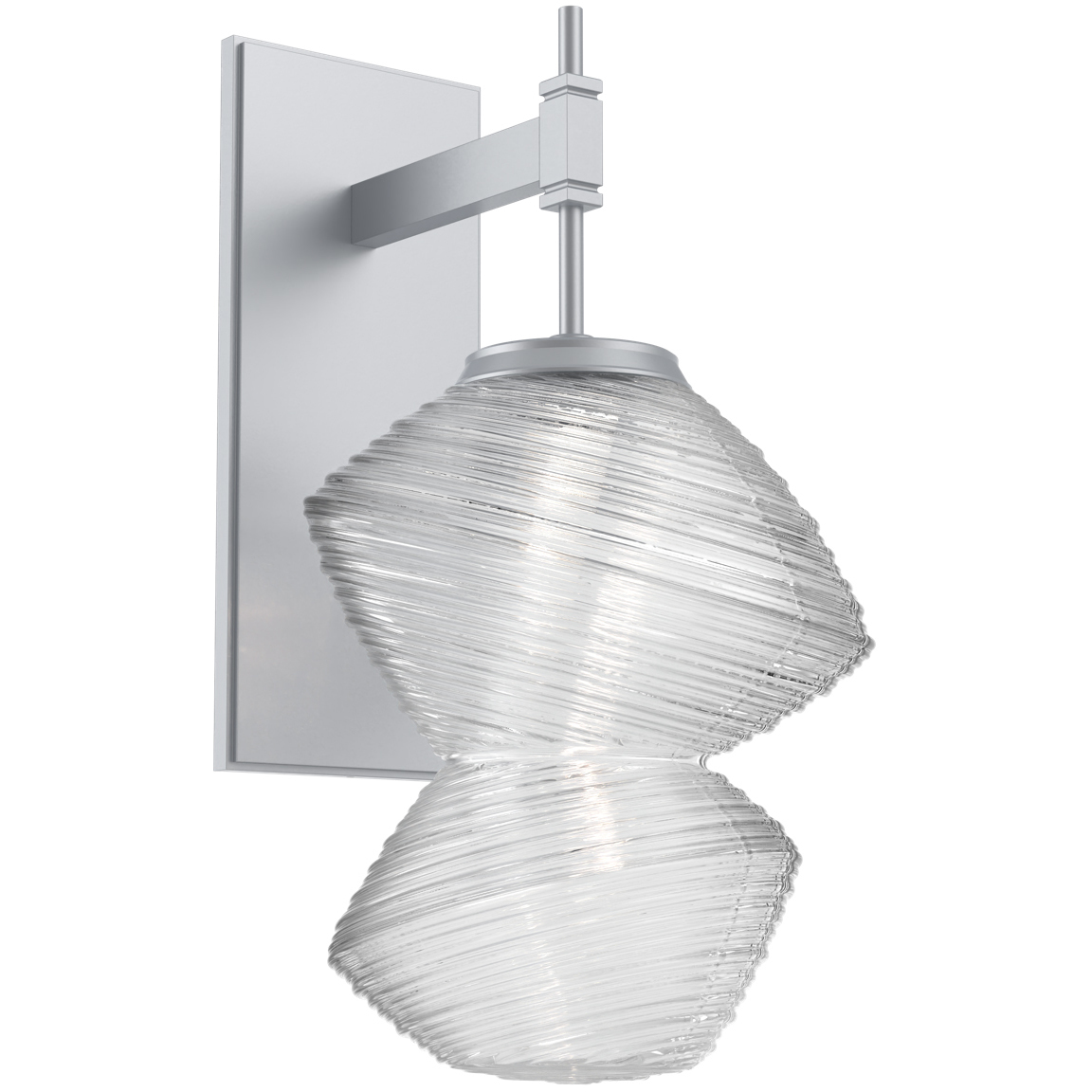 Mesa LED Classic Silver Indoor Sconce Wall Light