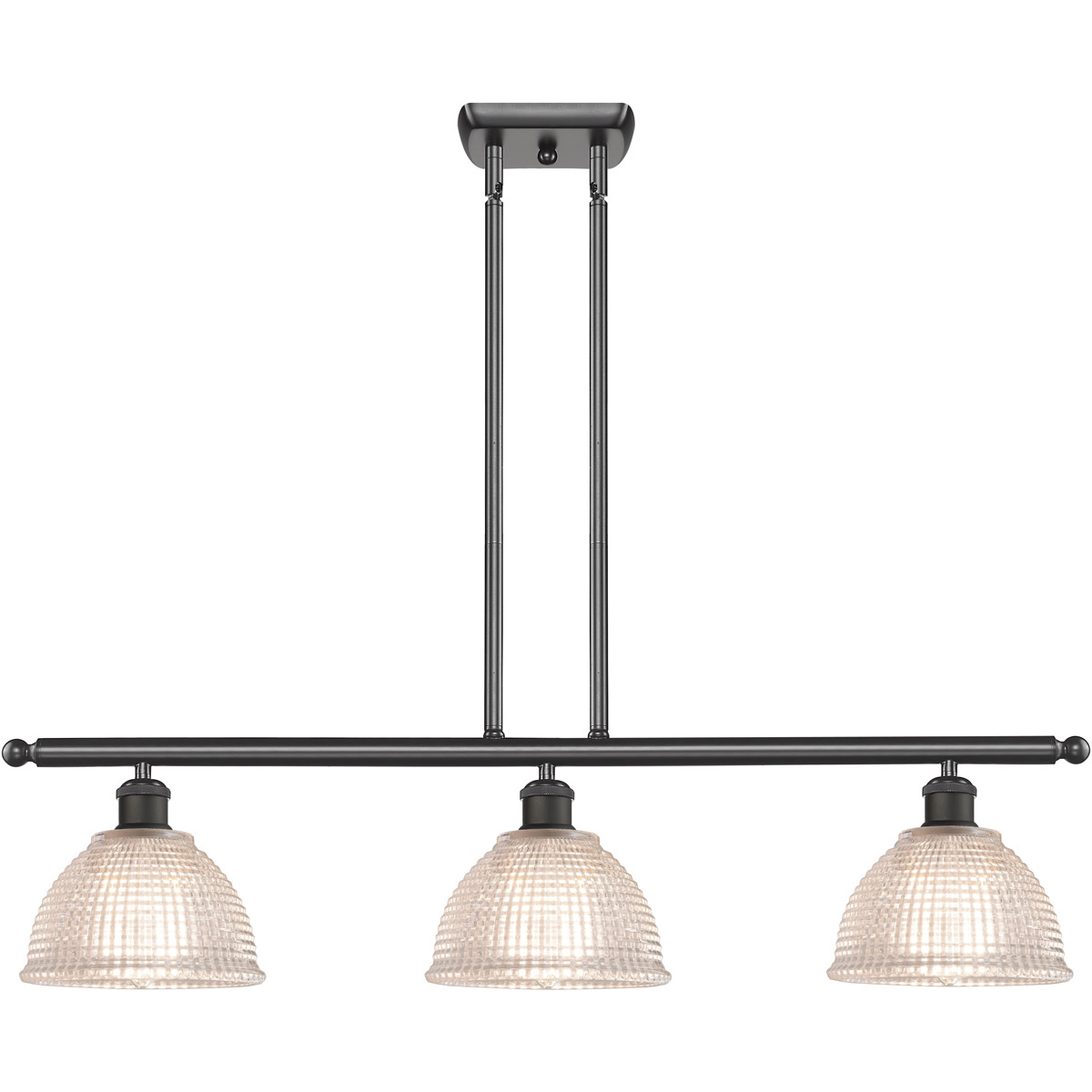 Ballston Arietta 3 Light 36 inch Oil Rubbed Bronze Island Light Ceiling Light, Ballston