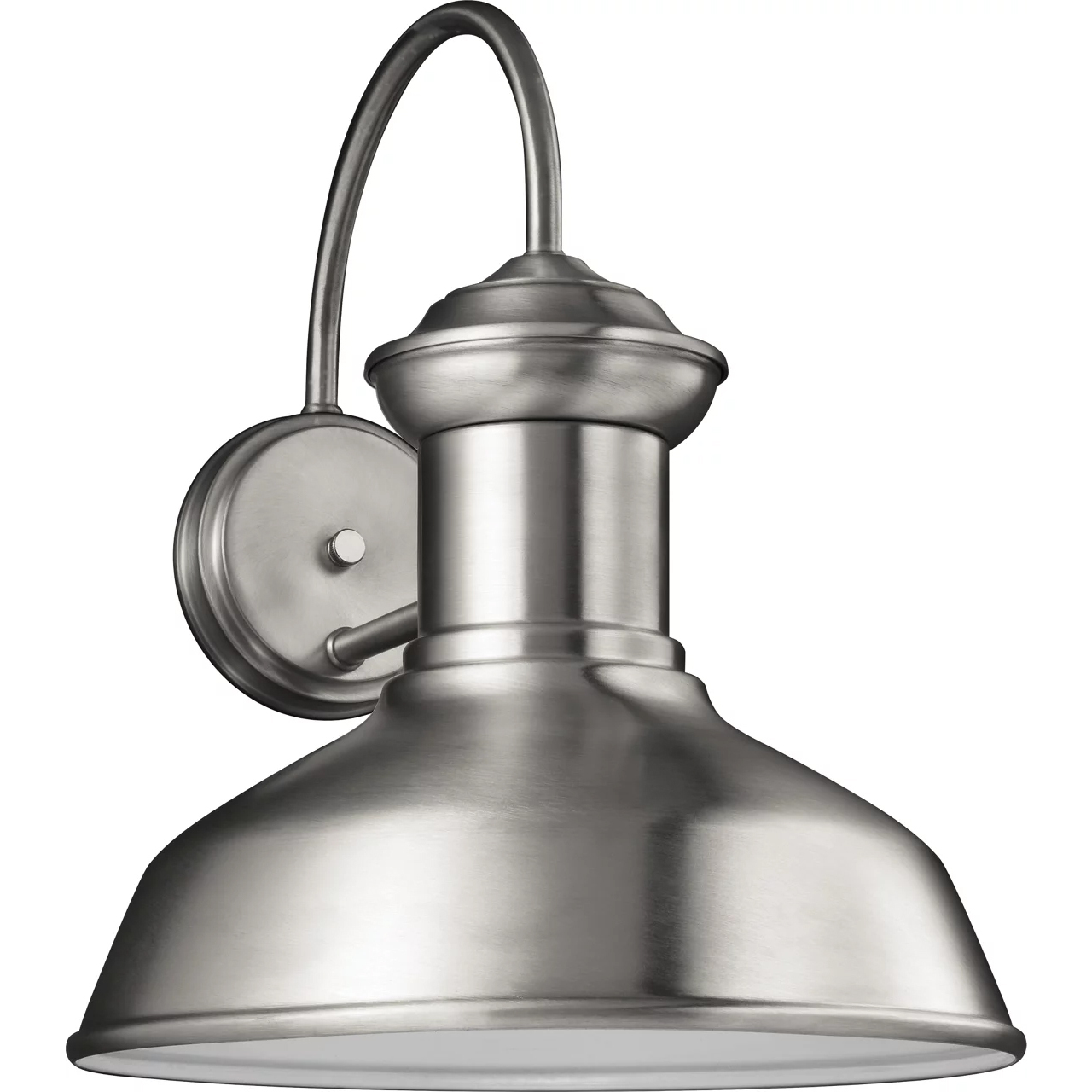Fredricksburg 1 Light 15.88 inch Satin Aluminum Outdoor Wall Lantern, Large