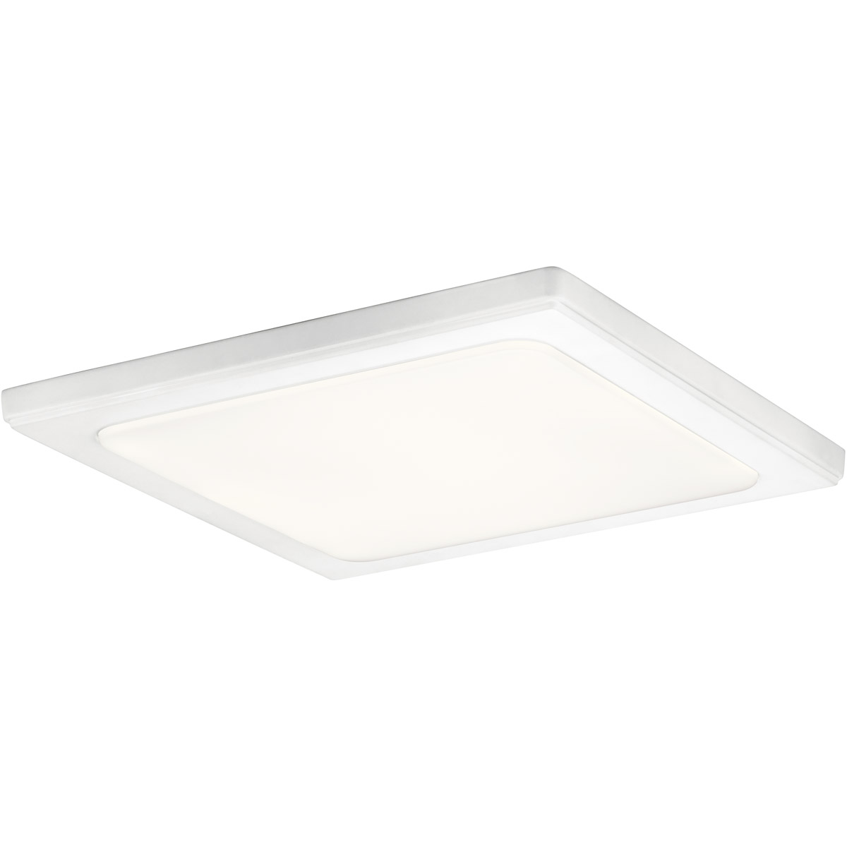 Zeo LED 13 inch White Flush Mount Light Ceiling Light in 3000K