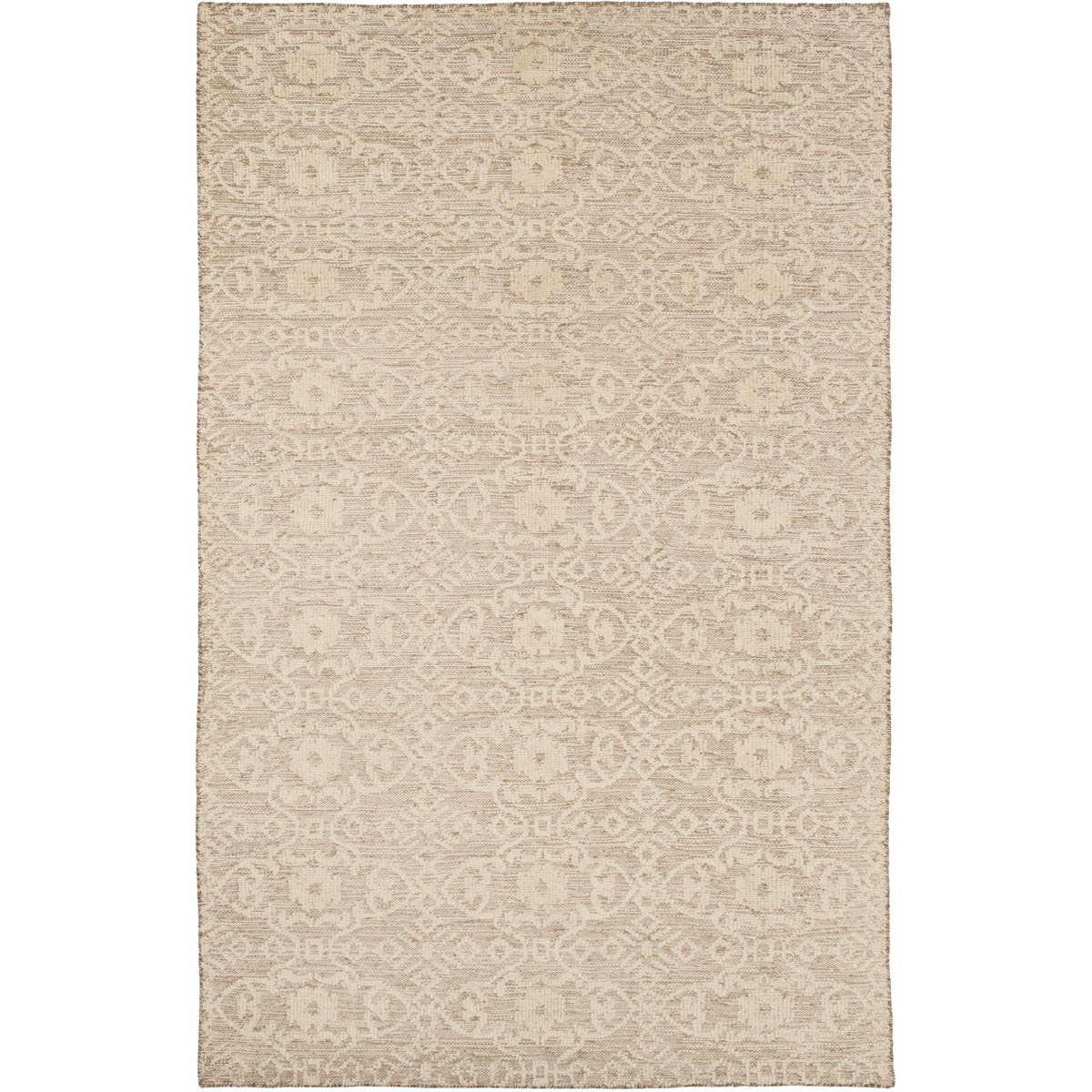 Ithaca 36 X 24 inch Gray and Neutral Area Rug, Wool and Cotton