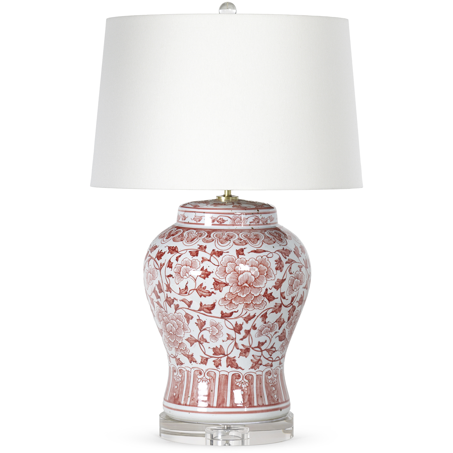 Briar 28.5 inch 150 watt Red Table Lamp Portable Light