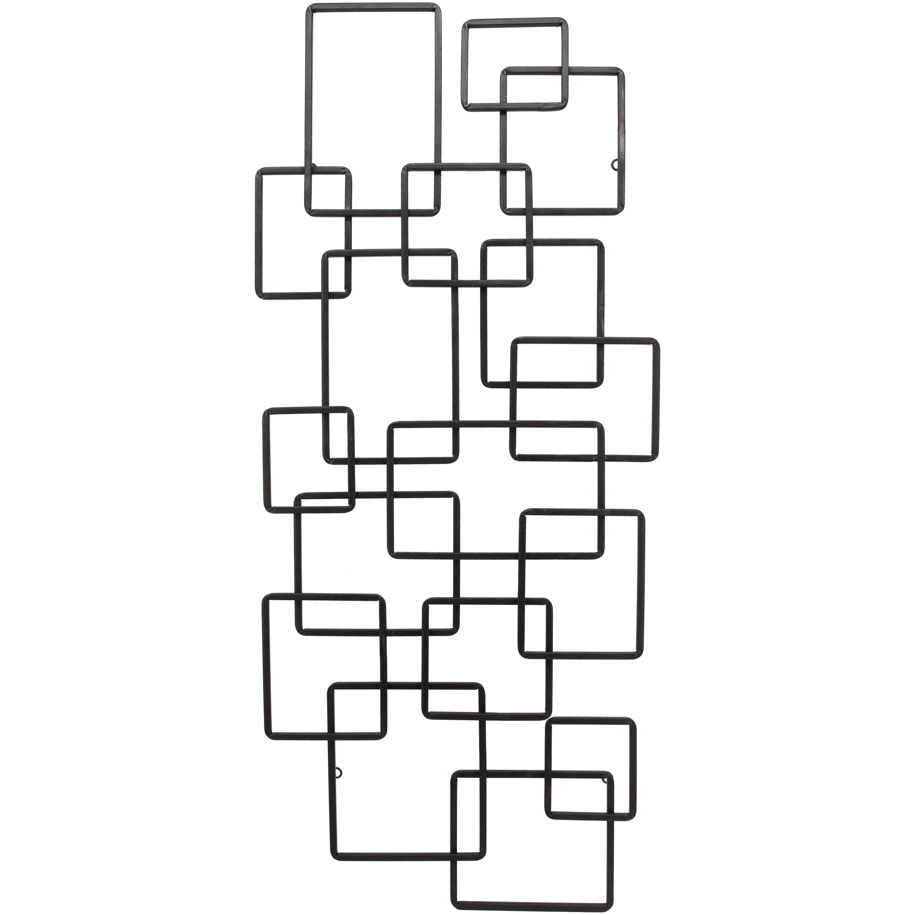Squares Black Wall D&eacute;cor