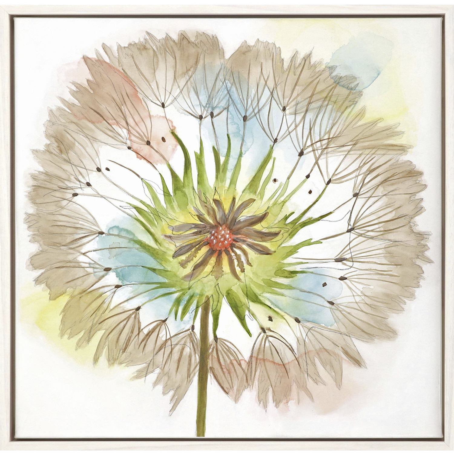 Dandelion Blue and Multi and Yellow and White Canvas, The Studio