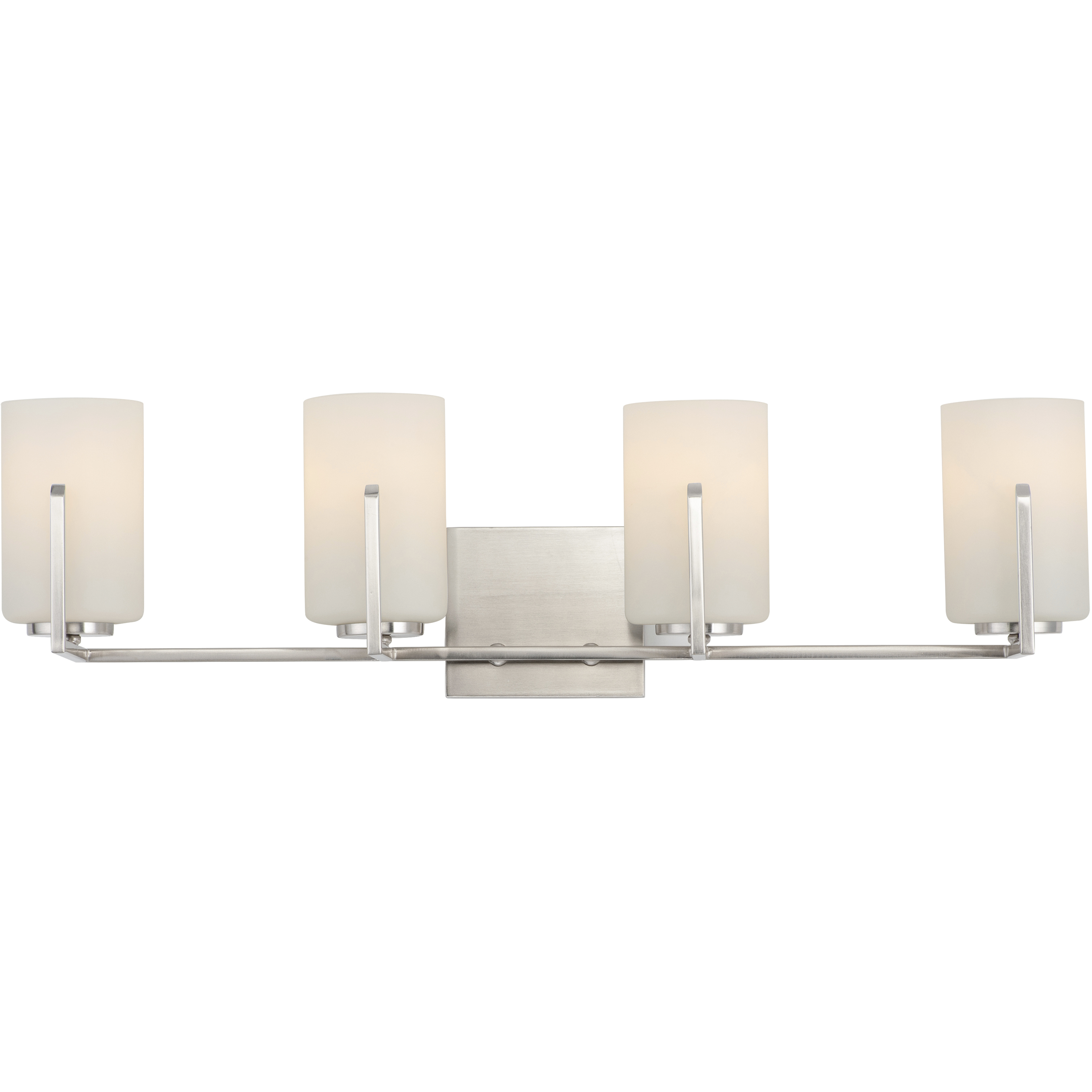 Dart 4 Light 29.75 inch Satin Nickel Bath Vanity Wall Light