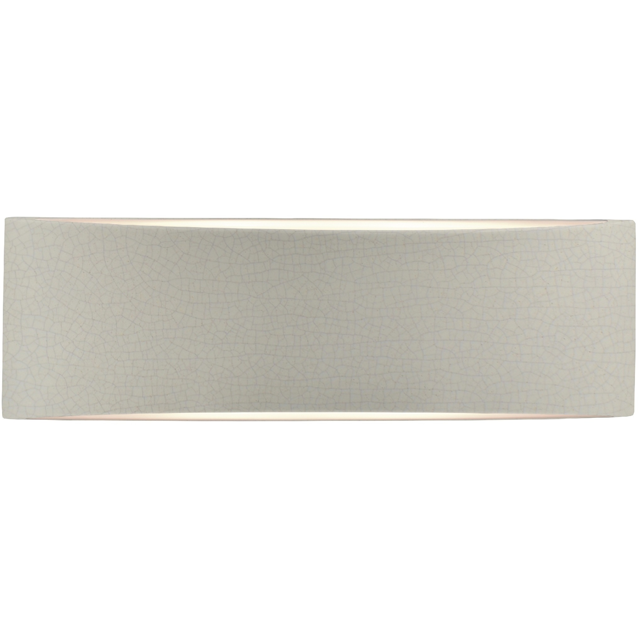 Ambiance LED 16 inch White Crackle ADA Wall Sconce Wall Light