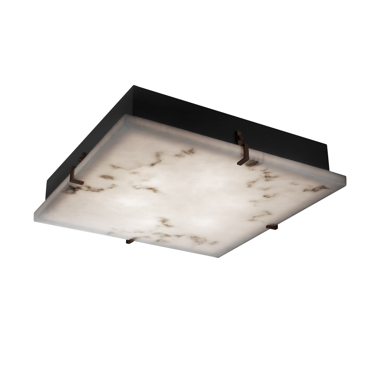 Lumenaria LED 16.5 inch Polished Chrome Flush Mount Ceiling Light in 3000 Lm LED