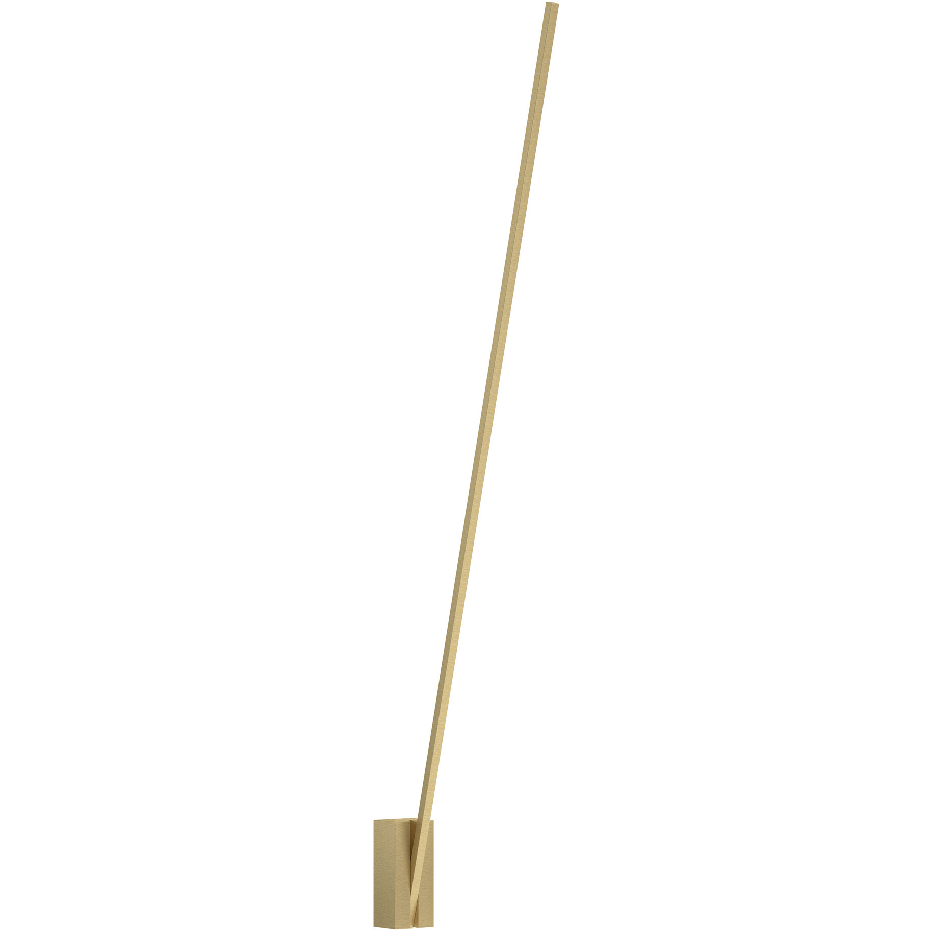 Lever LED 4.5 inch Brushed Gold Wall Sconce Wall Light