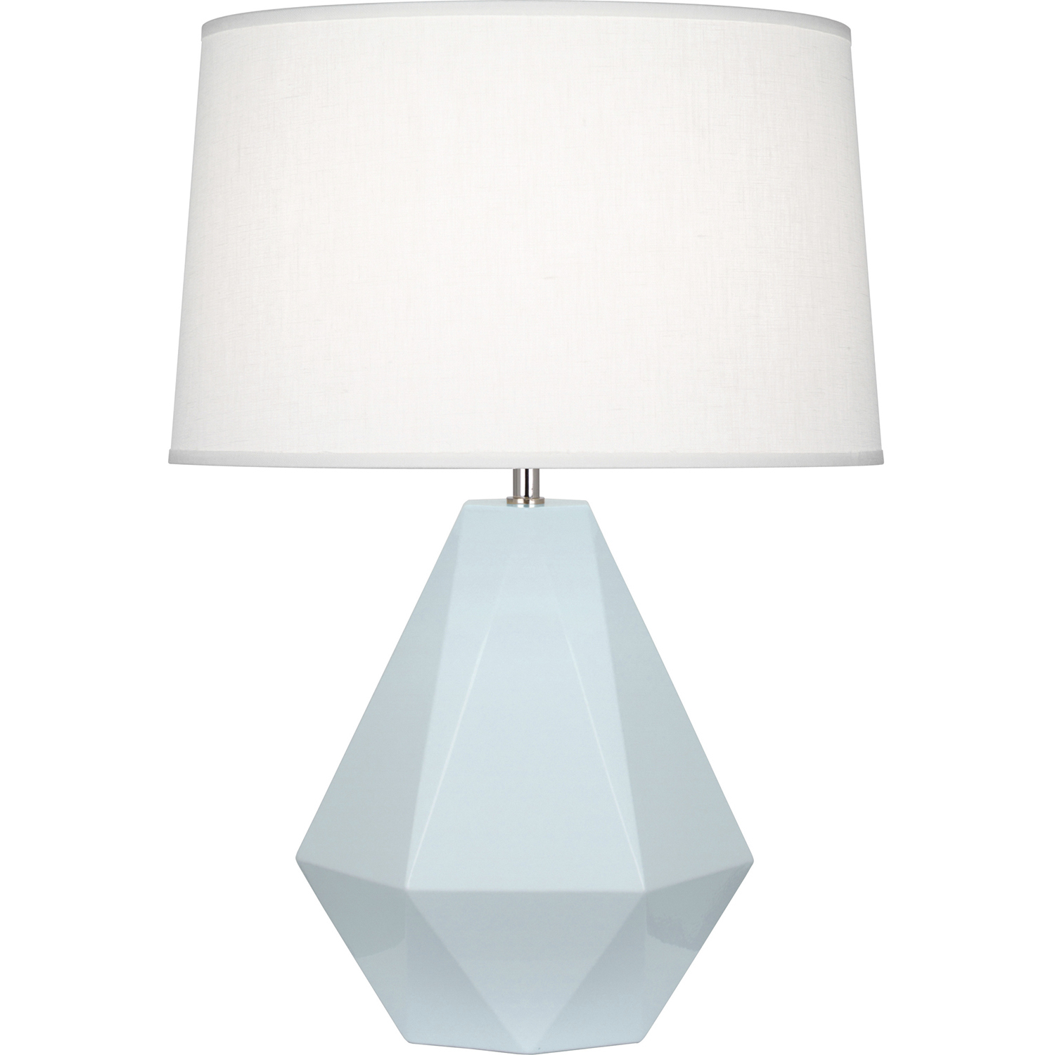 Delta 22.5 inch 150 watt Baby Blue Table Lamp Portable Light