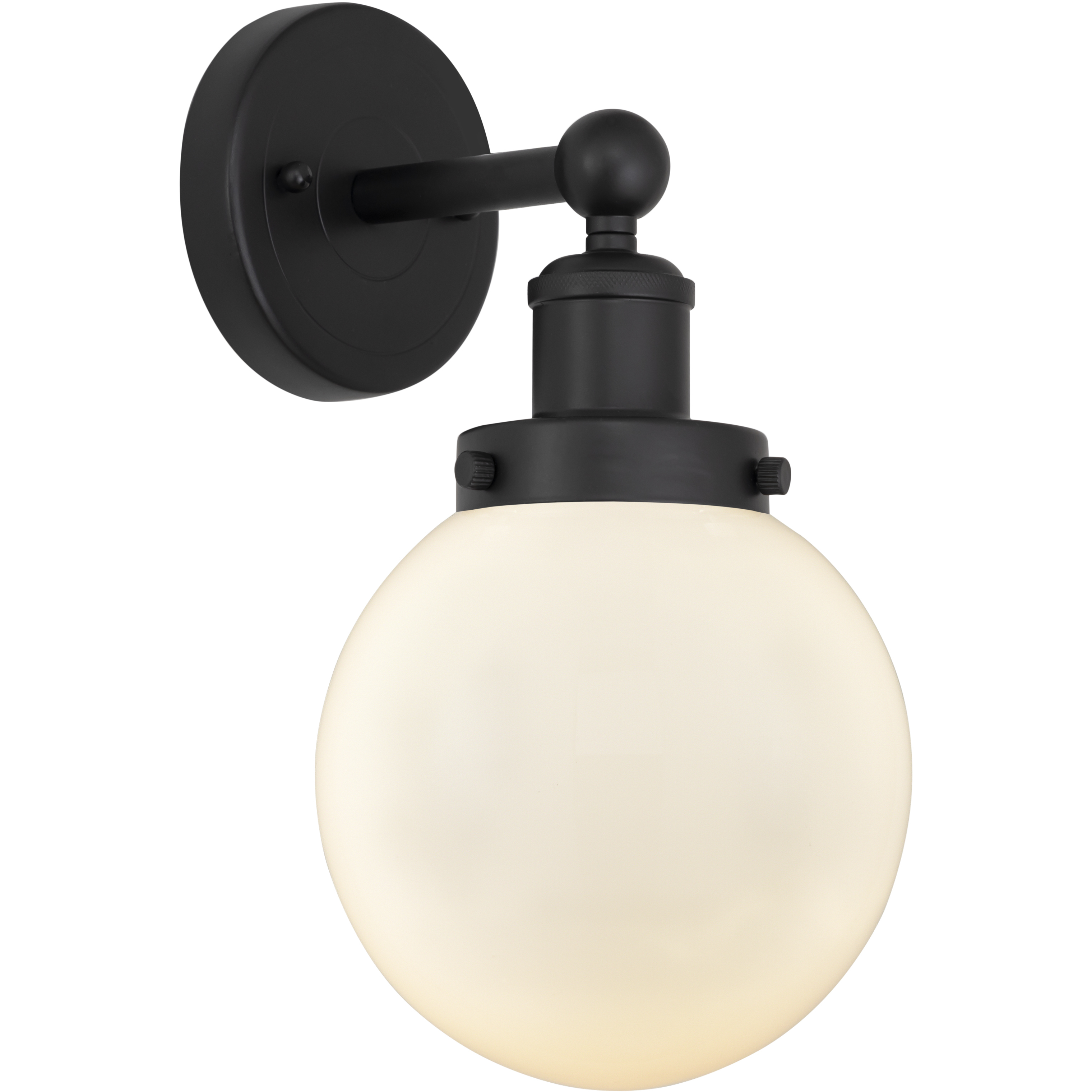 Beacon 1 Light 6.5 inch Matte Black Sconce Wall Light