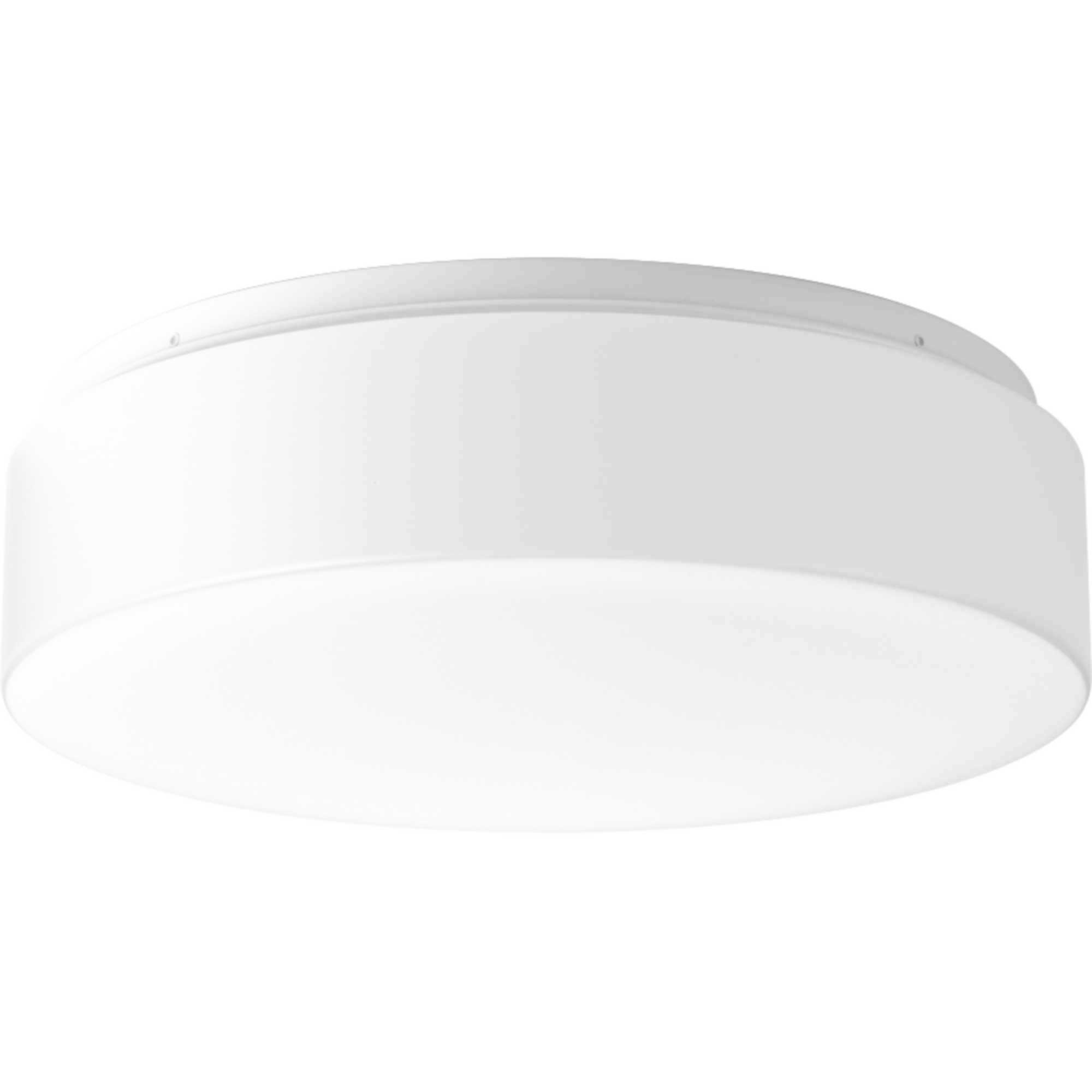 Drums And Clouds LED 13.56 inch White Flush Mount Ceiling Light, Progress LED