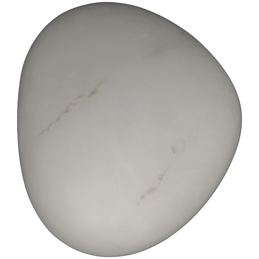 Stein 1 Light 7 inch Light Stone and Silver Sconce Wall Light