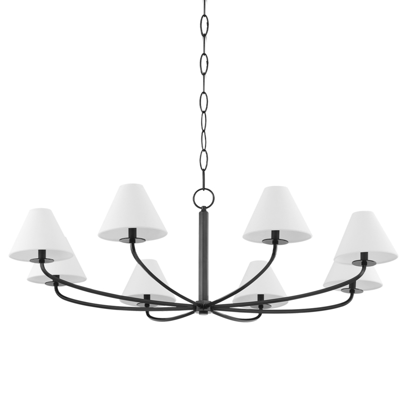 Stacey 8 Light 52.25 inch Old Bronze Chandelier Ceiling Light