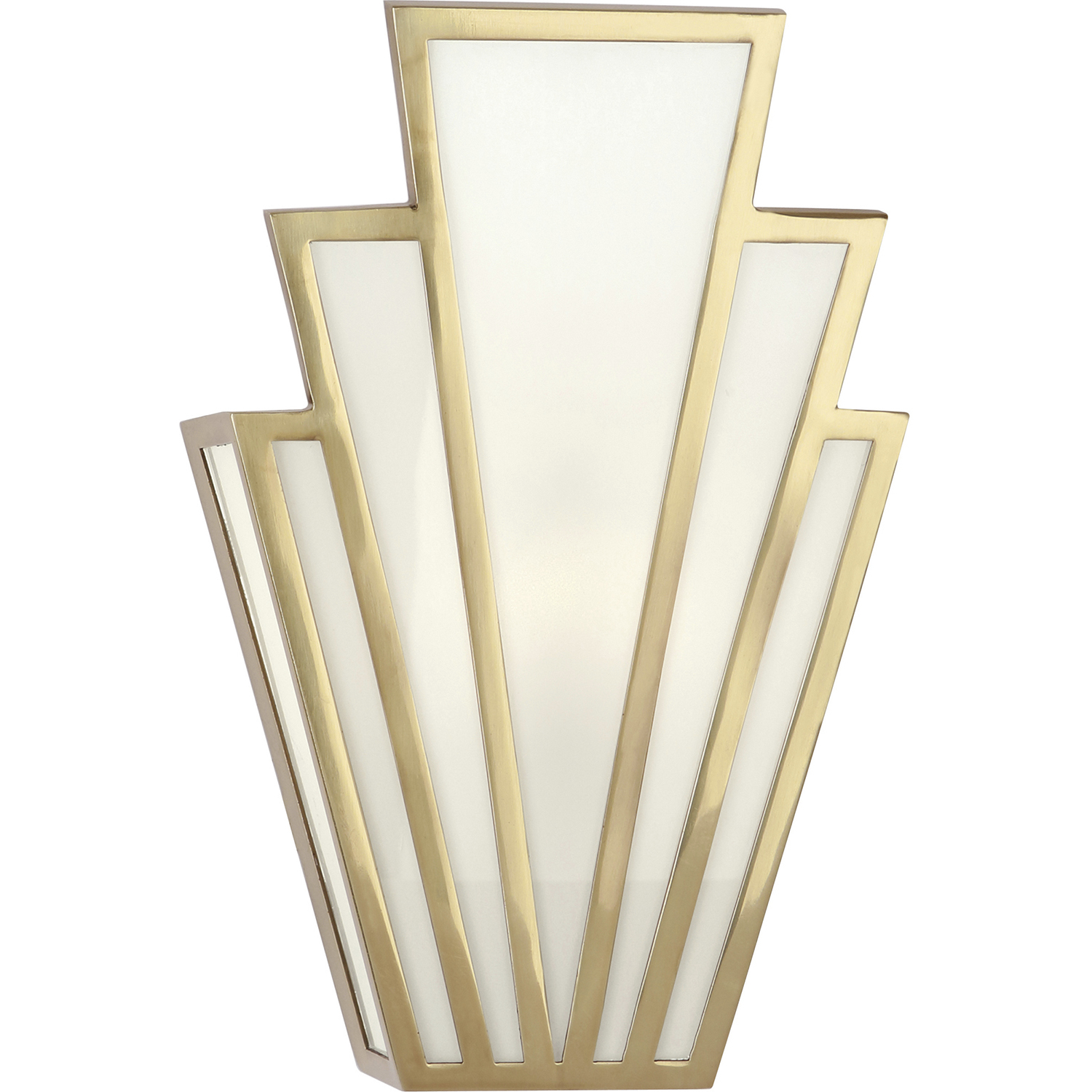 Empire 1 Light 7 inch Modern Brass Wall Sconce Wall Light