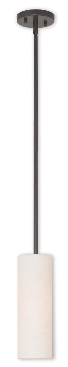 Meridian 1 Light 4.75 inch English Bronze Mini Pendant Ceiling Light