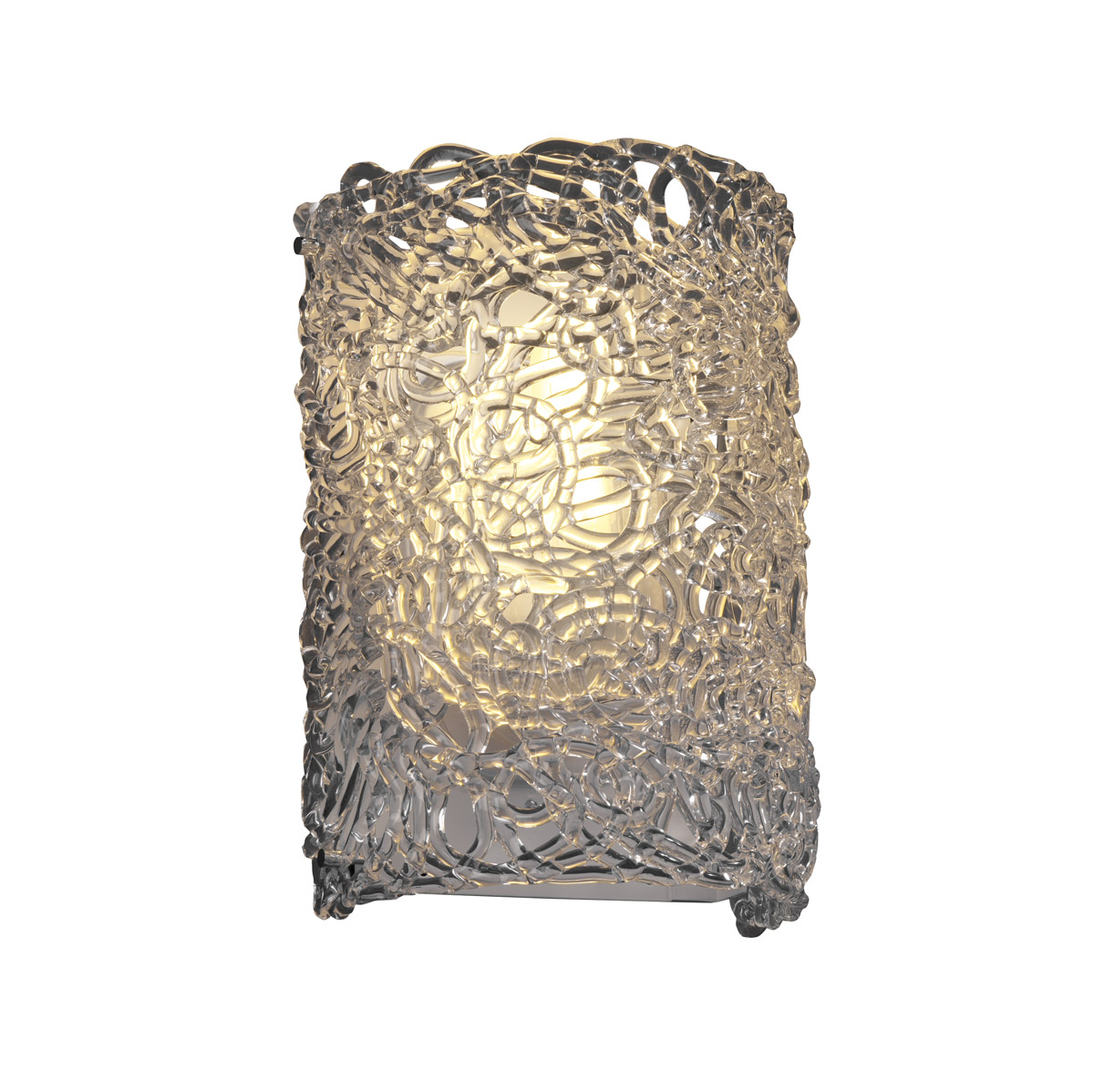 Veneto Luce Outdoor Wall Sconce in Polished Chrome, Incandescent