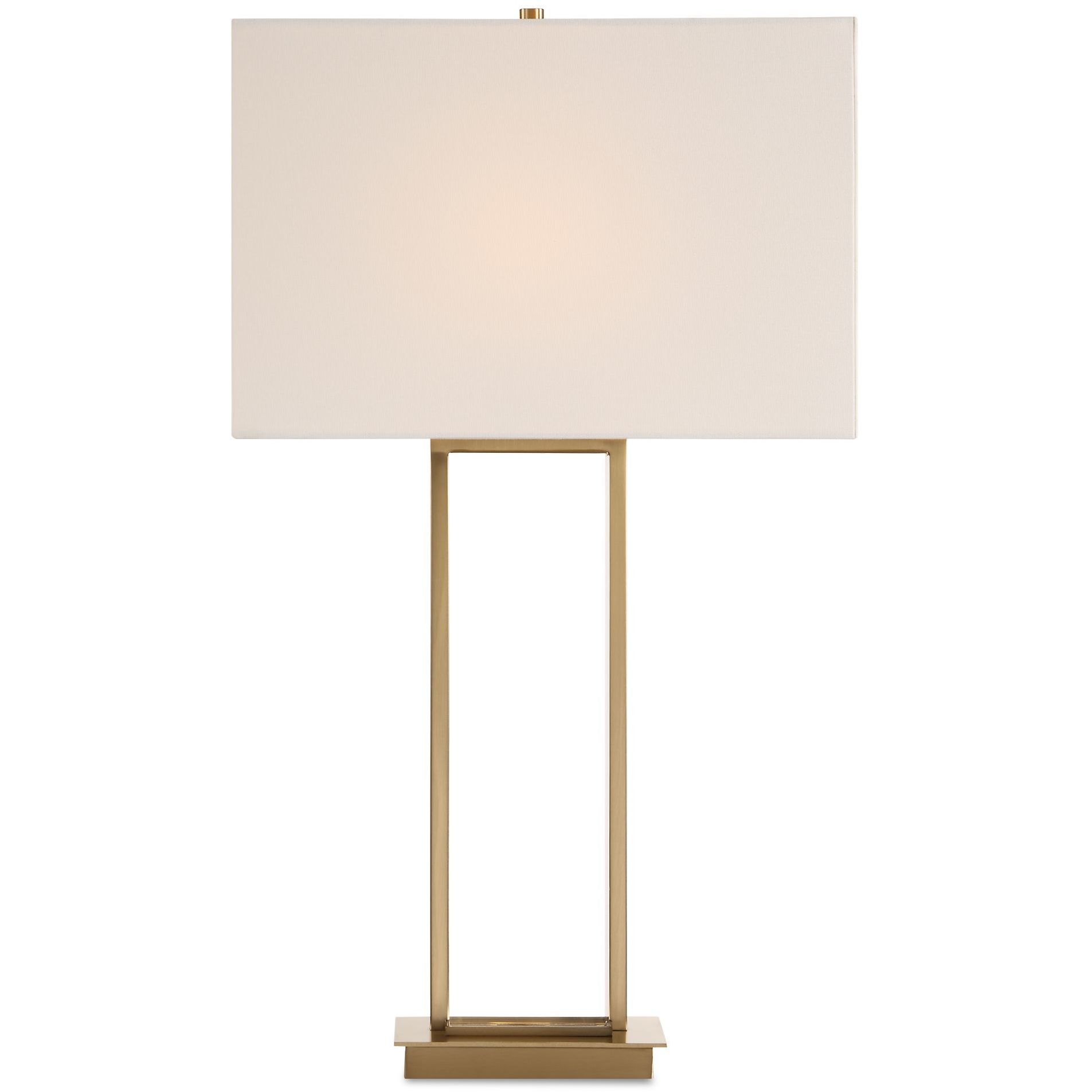 Stambaugh 26.5 inch 150 watt Antique Brass and Clear Crystal Table Lamp Portable Light