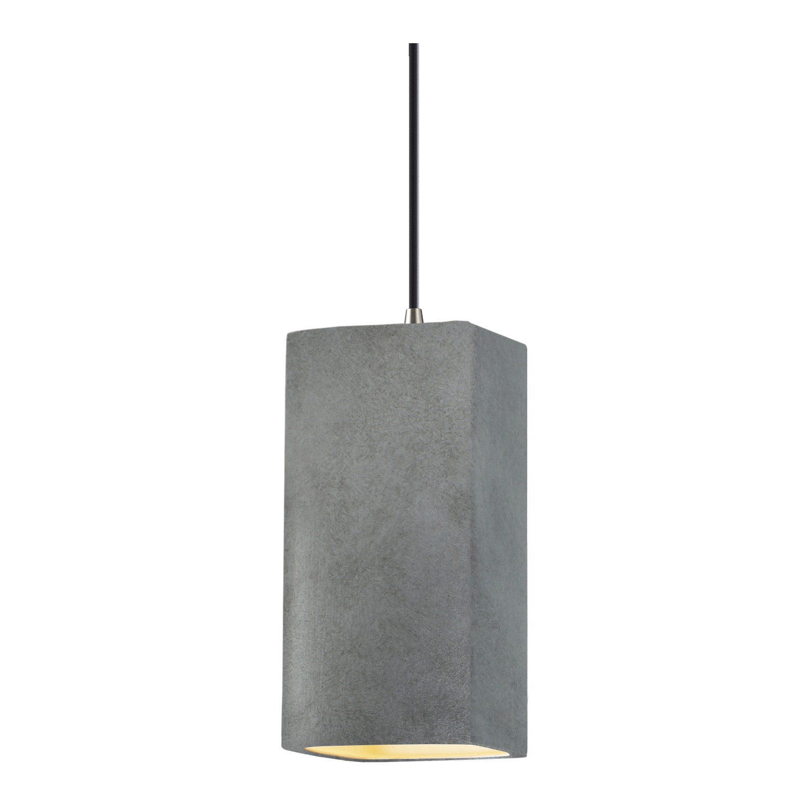 Radiance Collection 1 Light 5.5 inch Brushed Nickel and Antique Silver and Black Pendant Ceiling Light