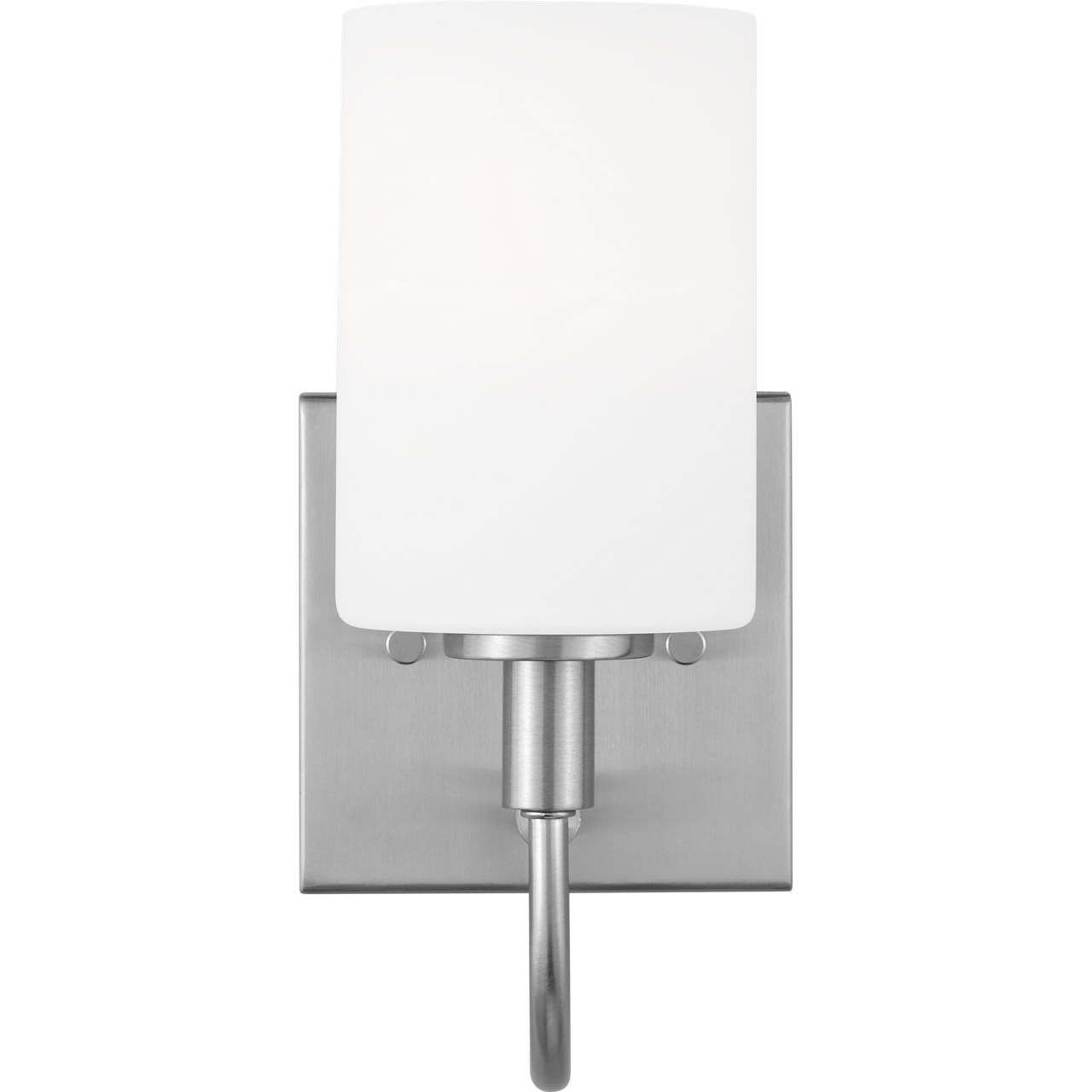Oak Moore 1 Light 4.88 inch Brushed Nickel Bath Vanity Wall Light