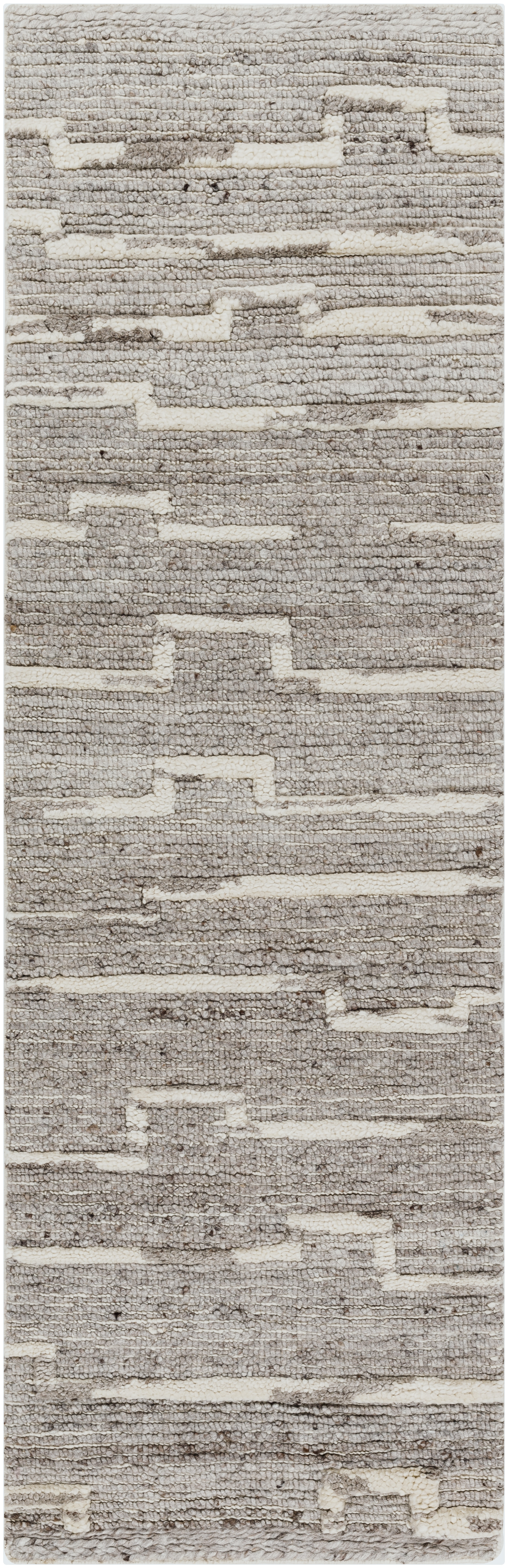 Manisa 96 X 30 inch Medium Gray Rug, Runner