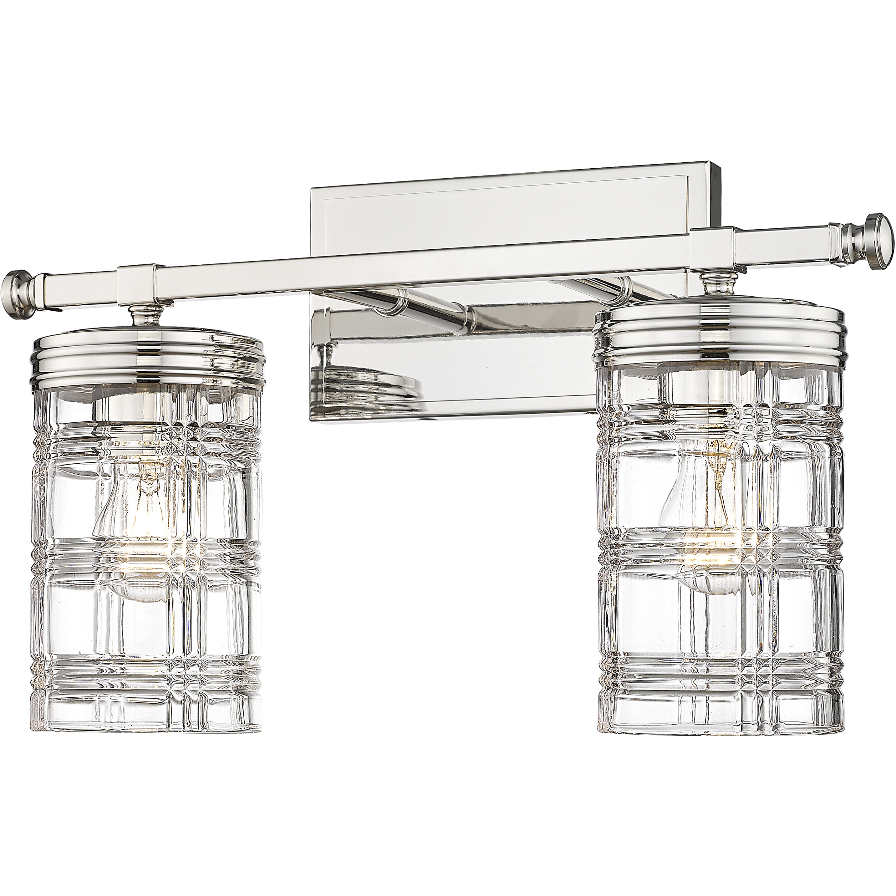 Archer 2 Light 17.75 inch Polished Nickel Vanity Wall Light