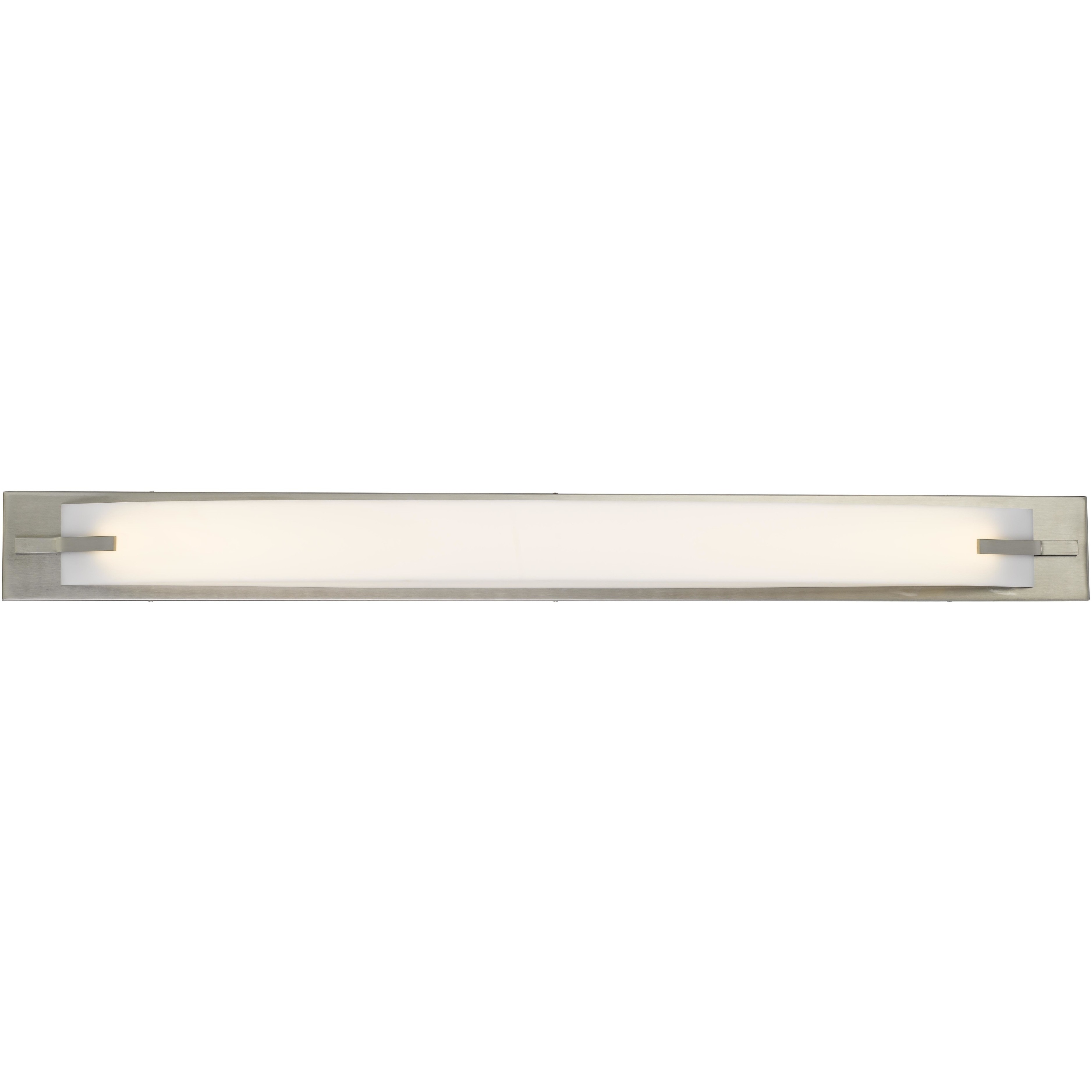 Signature LED 43 inch Brushed Steel Vanity Light Wall Light