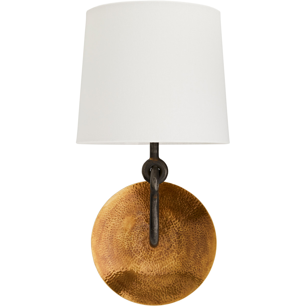 Giles 1 Light 7.5 inch Antique Brass Sconce Wall Light