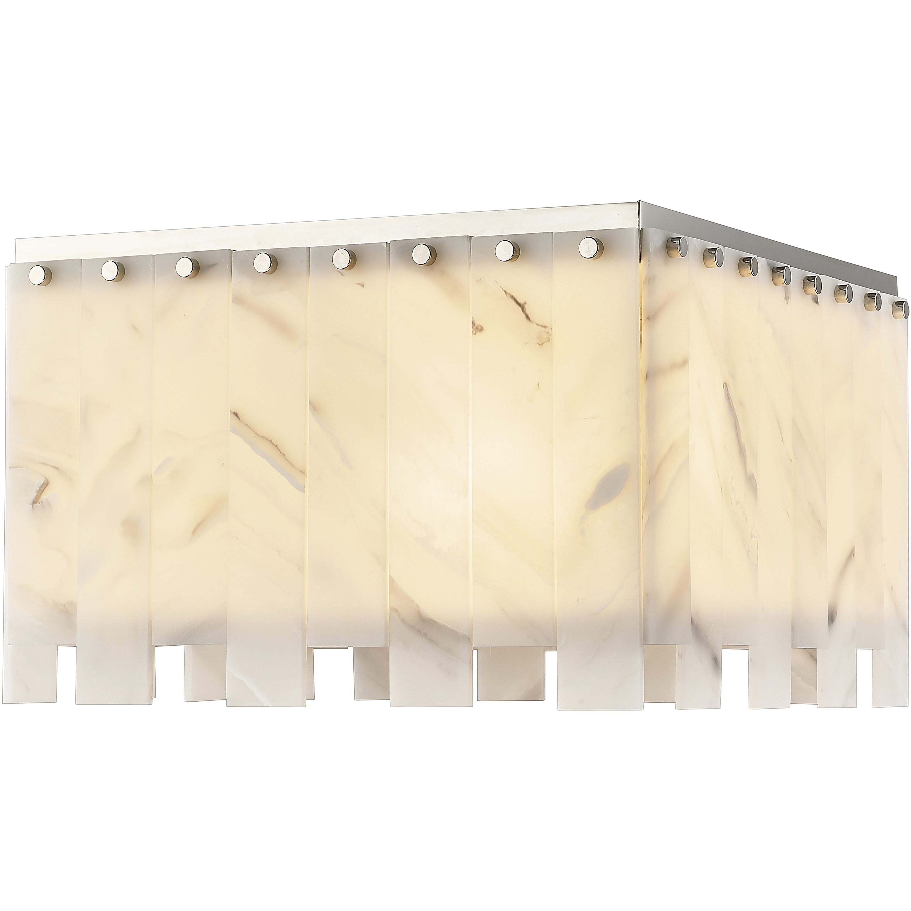 Viviana 6 Light 17.5 inch Polished Nickel Flush Mount Ceiling Light