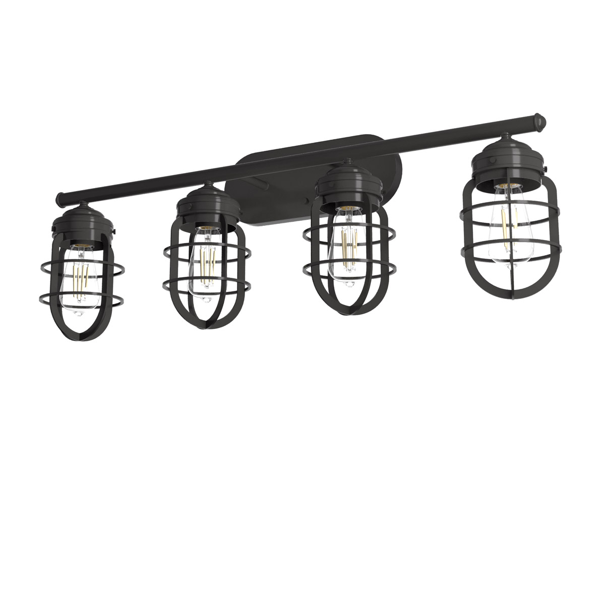 Starklake 4 Light 34 inch Noble Bronze Vanity Light Wall Light