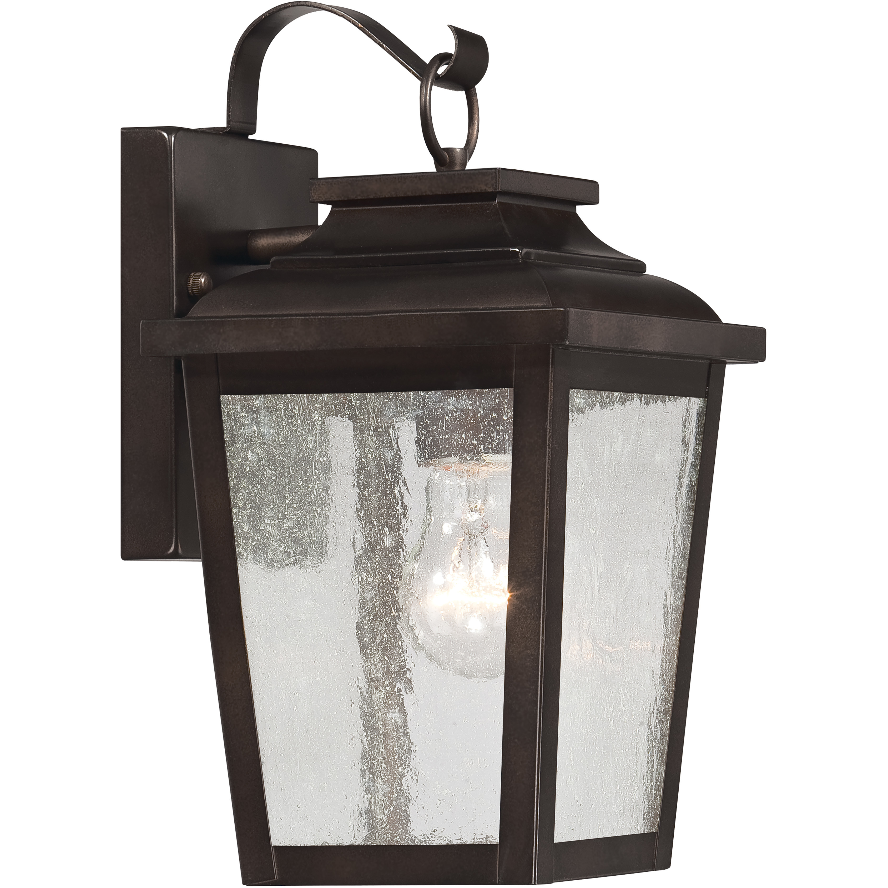 Irvington Manor Outdoor Wall Mount in Incandescent, Clear Seeded Glass, The Great Outdoors