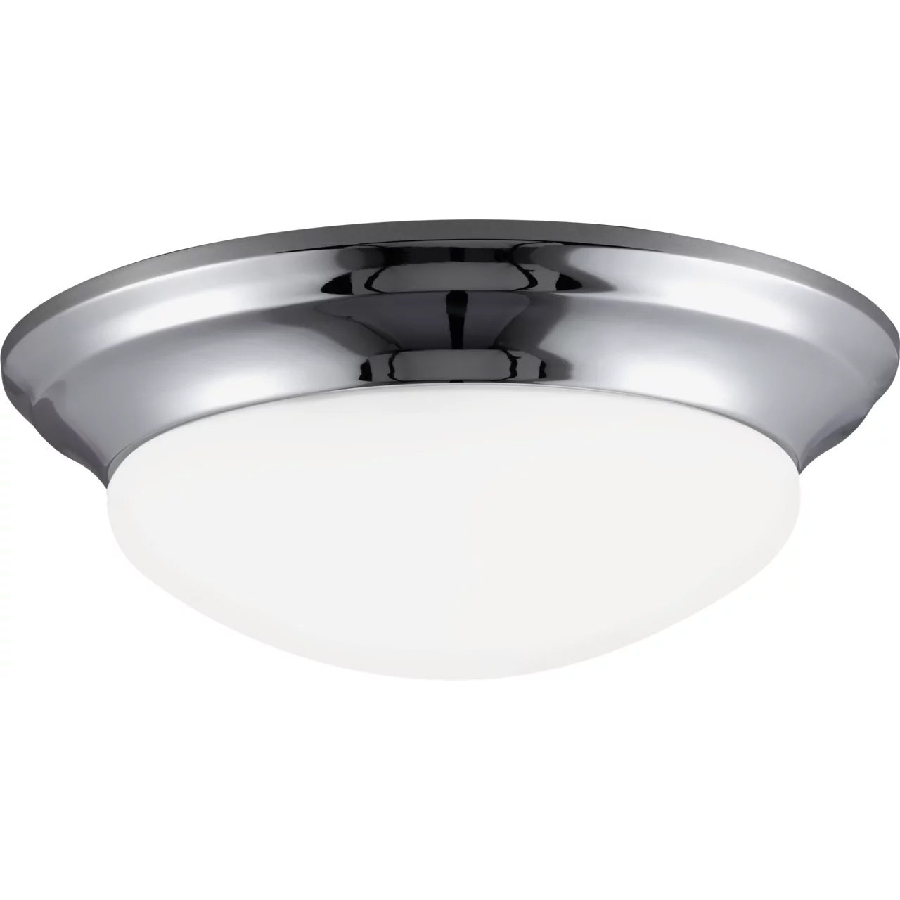 Nash 2 Light 14 inch Chrome Flush Mount Ceiling Light