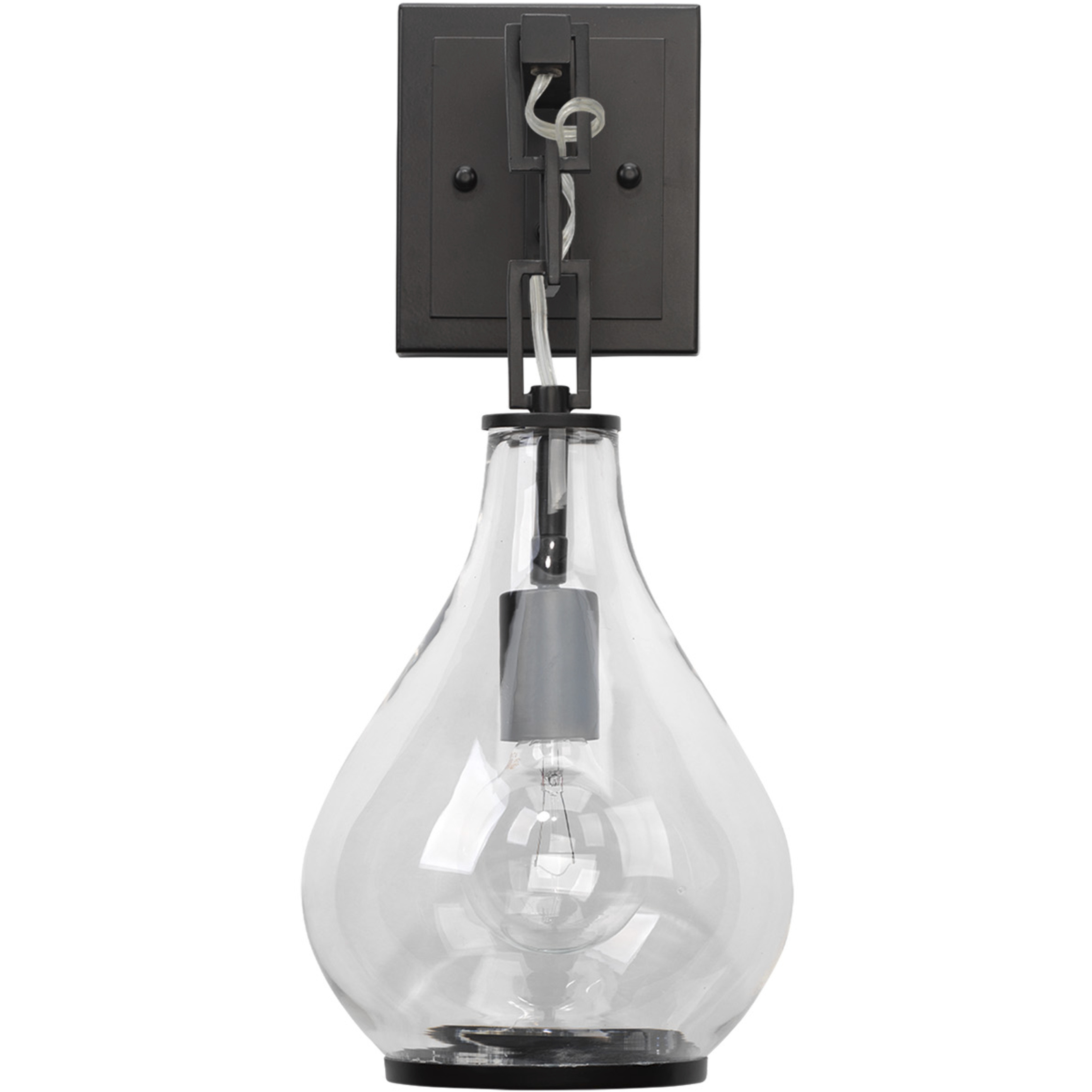 Tear Drop 1 Light 7.5 inch Oil Rubbed Bronze Wall Sconce Wall Light