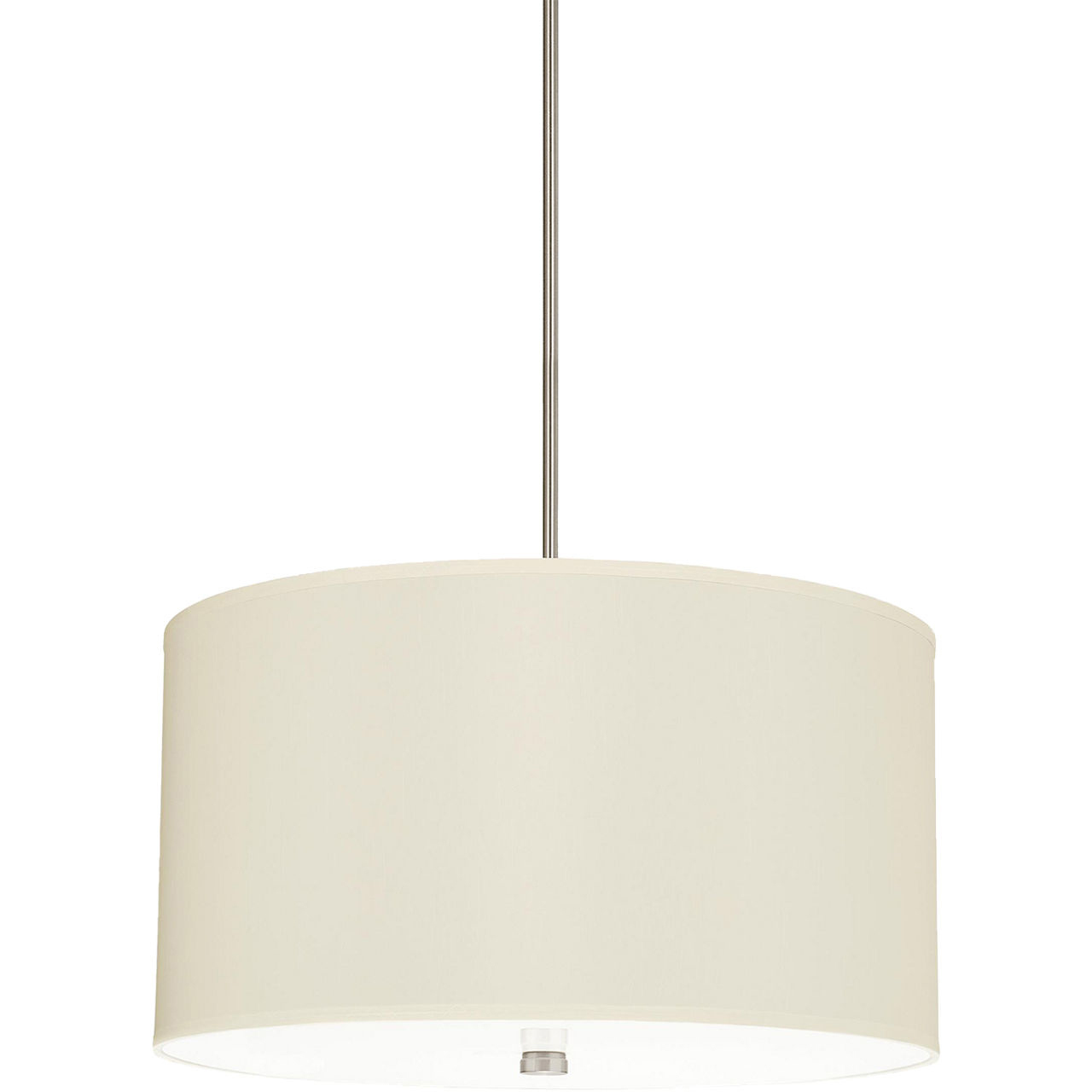 Dayna Shade Pendants 4 Light 24 inch Brushed Nickel Pendant Ceiling Light