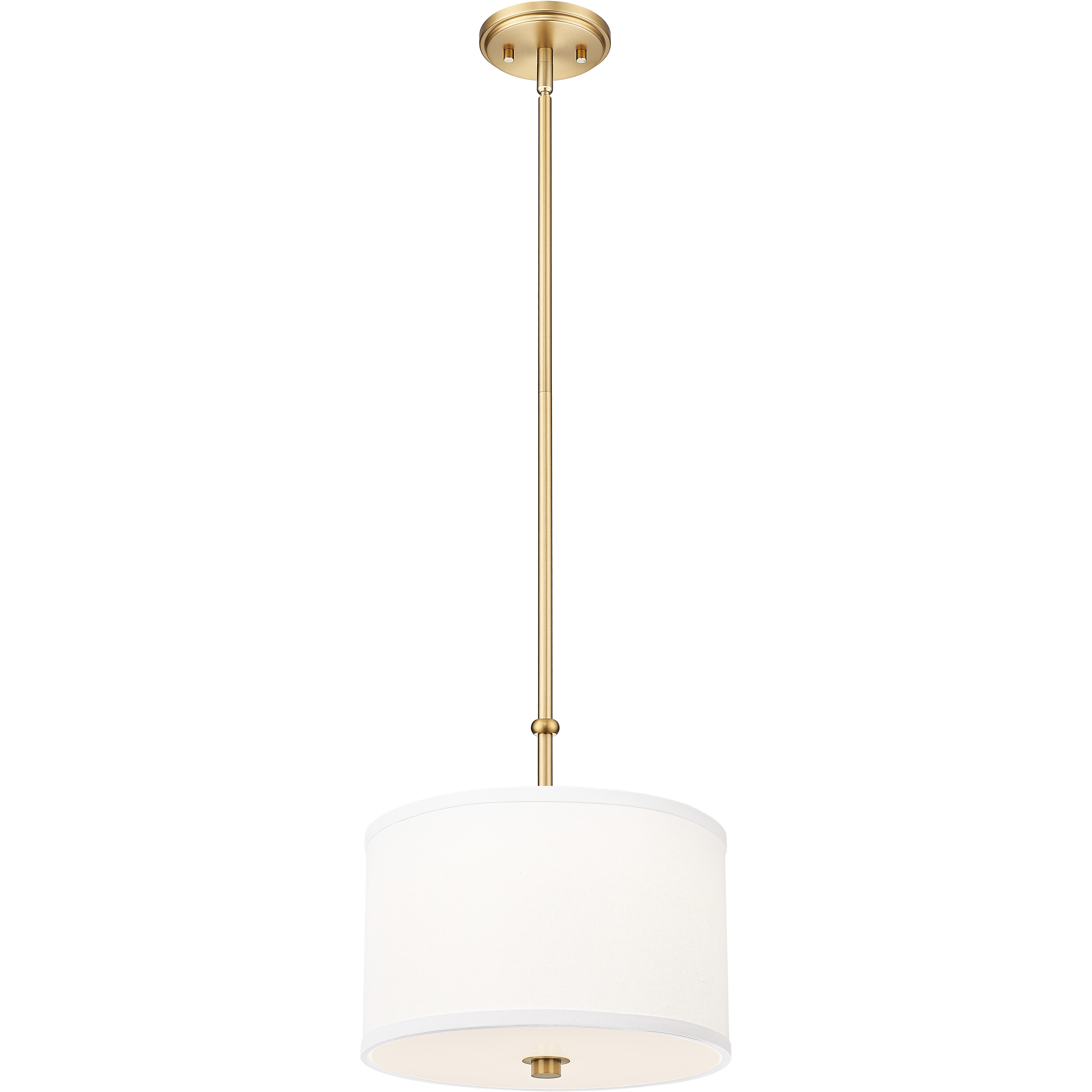 Linden LED 12 inch Modern Gold Pendant Ceiling Light
