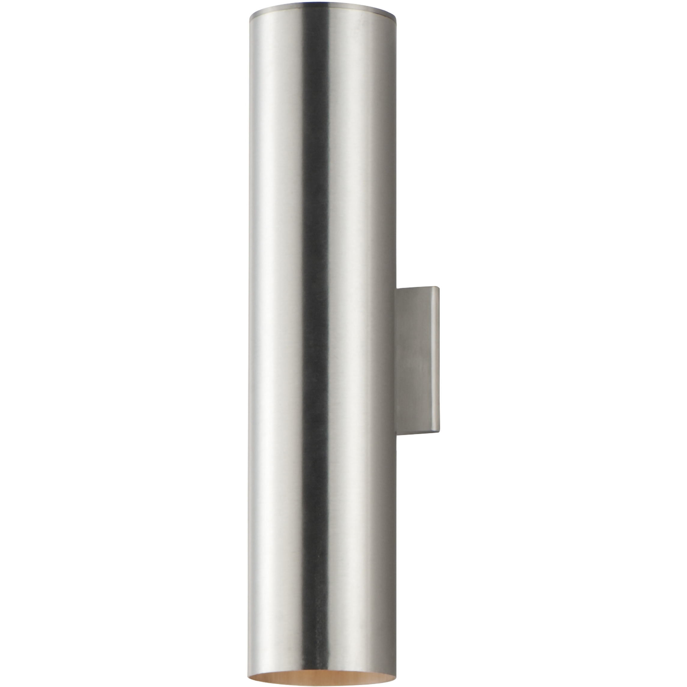 Outpost 2 Light 22 inch Brushed Aluminum Outdoor Wall Mount