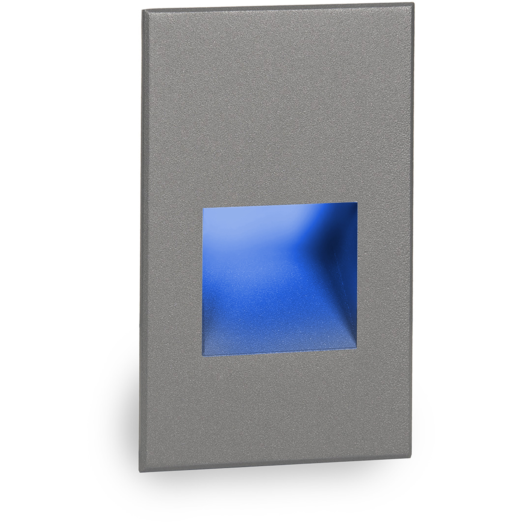 WAC 120V Step Light LED 1.5 inch Graphite ADA Step and Wall Light in Blue, WAC Lighting