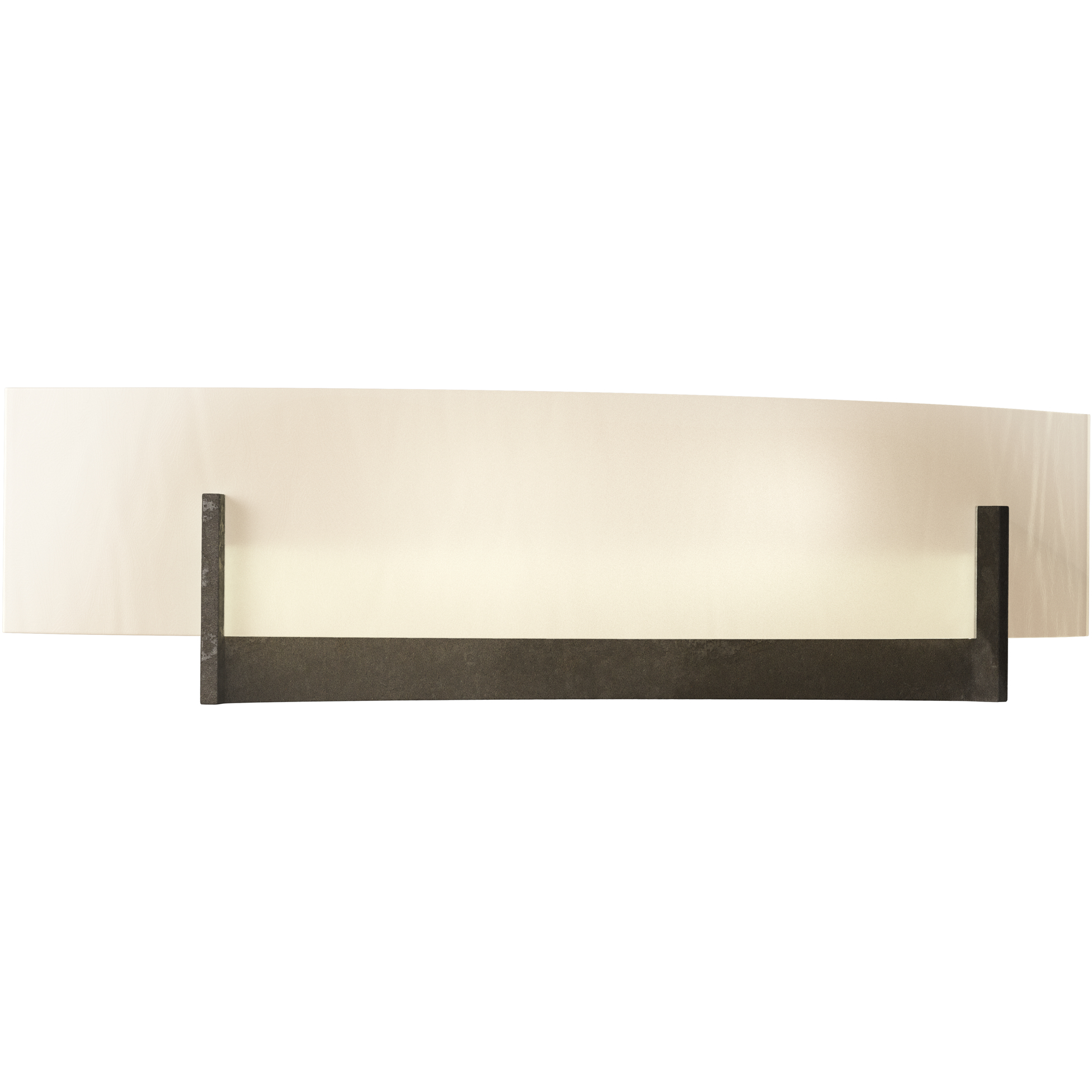 Axis 2 Light 17.3 inch Dark Smoke ADA Sconce Wall Light in White Art