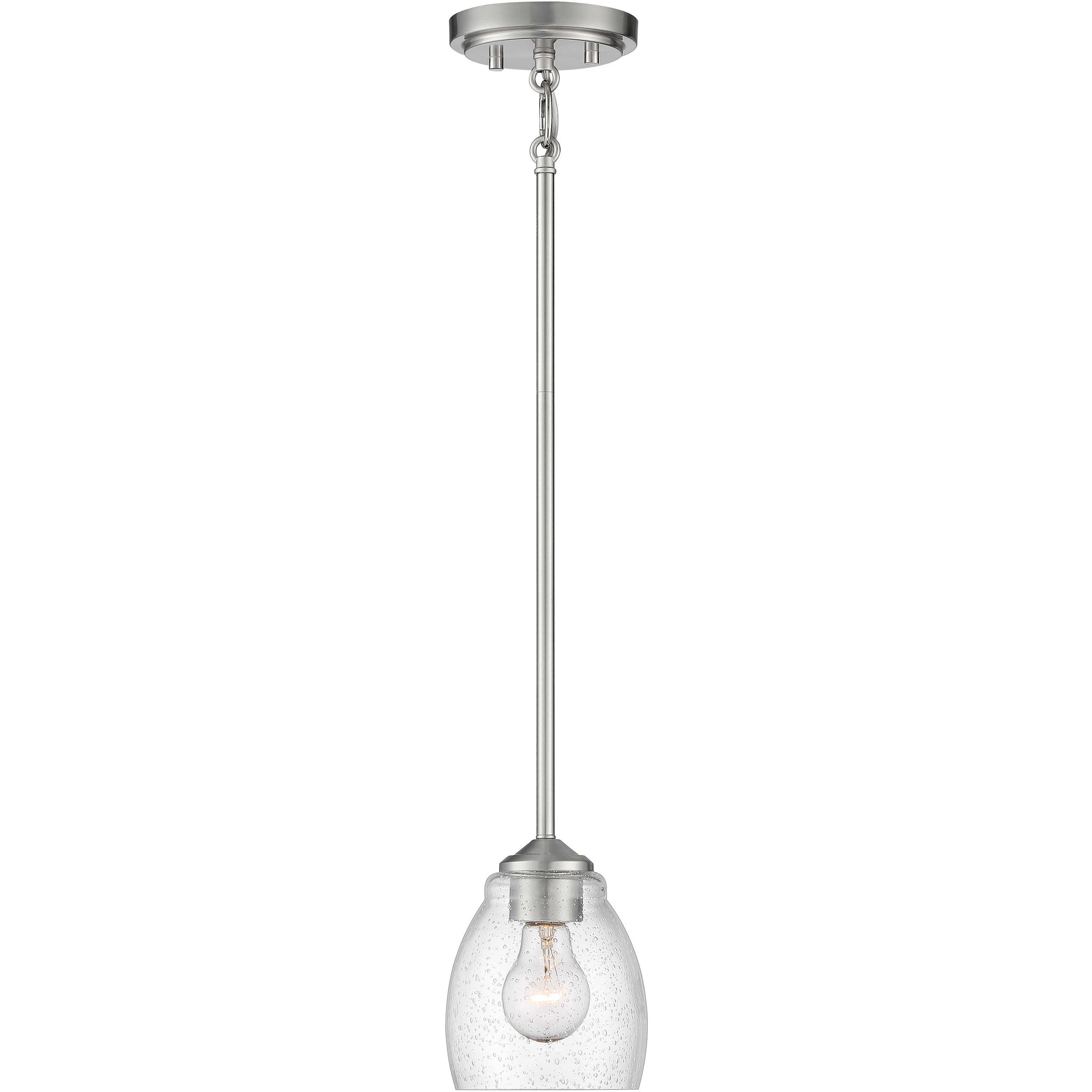 Winsley 1 Light 5.38 inch Brushed Nickel Pendant Ceiling Light