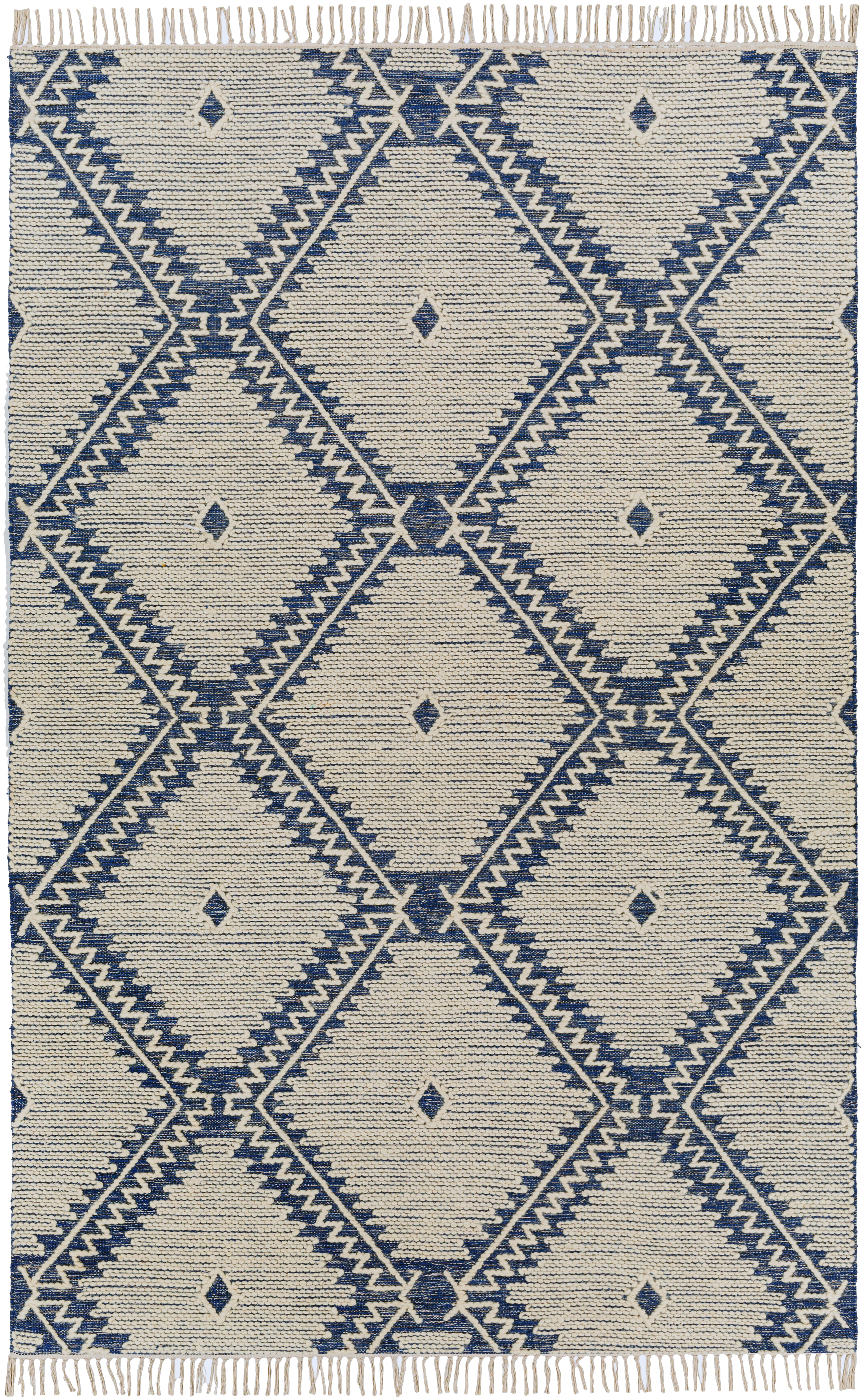 Bedouin 60 X 36 inch Blue Rug in 3 x 5, Rectangle