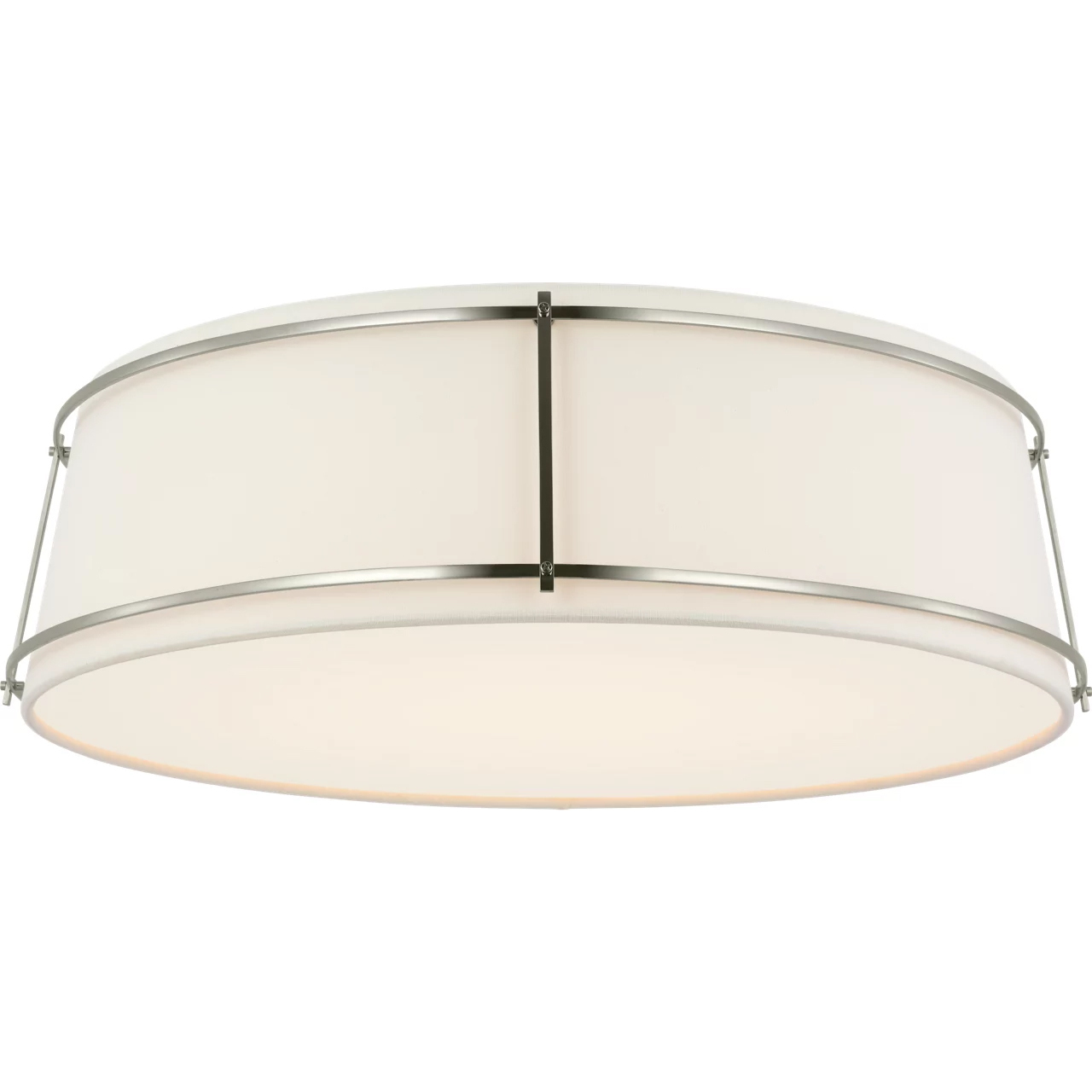 Carrier and Company Callaway LED 22.25 inch Polished Nickel Flush Mount Ceiling Light