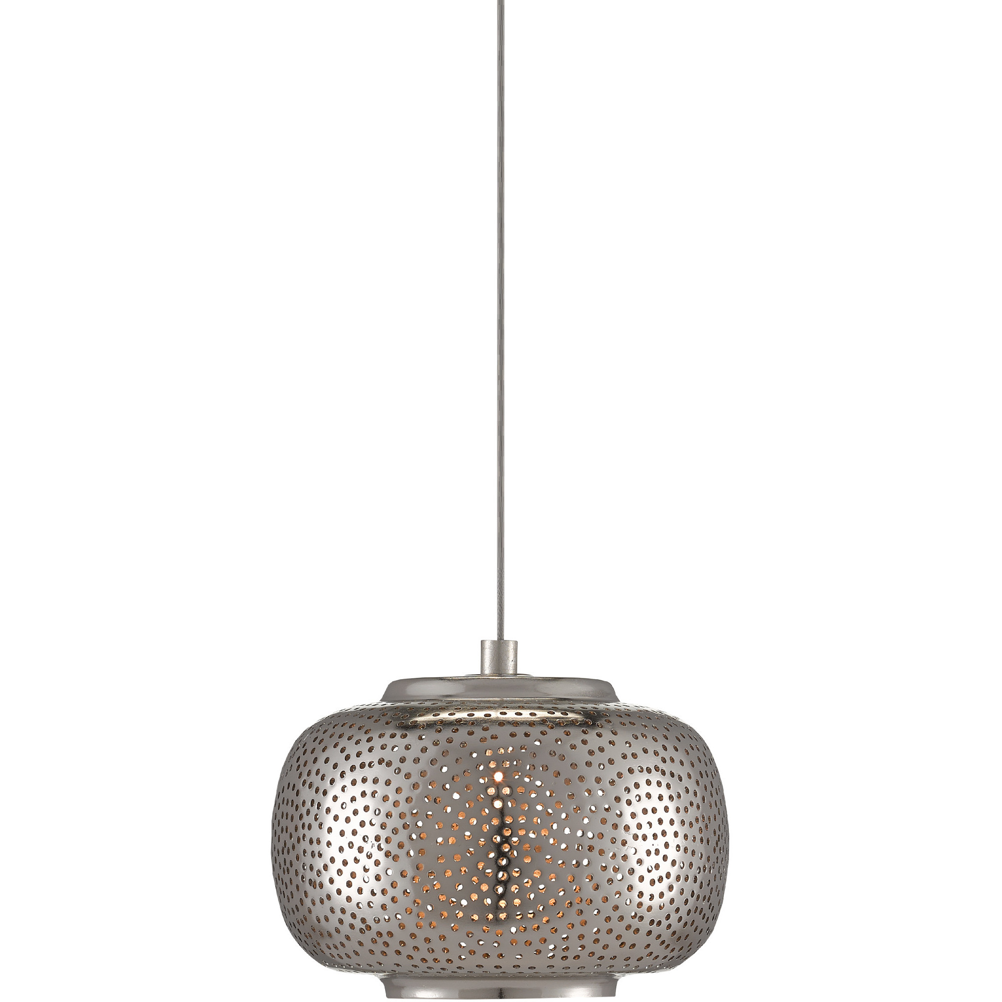 Pepper 1 Light 6.25 inch Silver Multi-Drop Pendant Ceiling Light