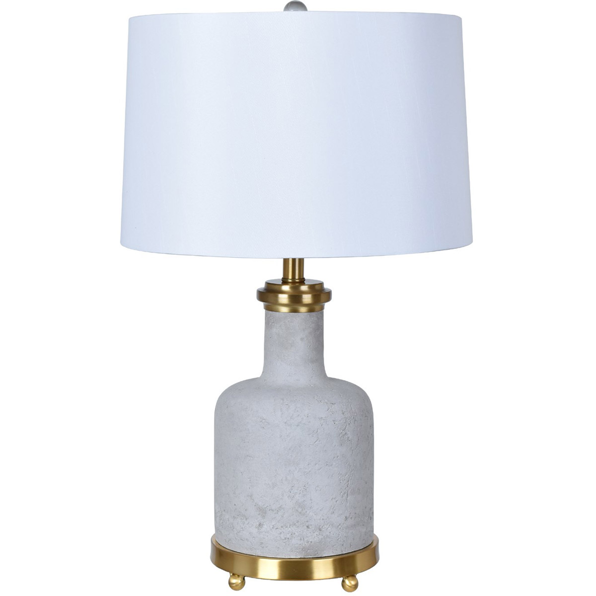 Stone 27 inch 150 watt Concrete Table Lamp Portable Light