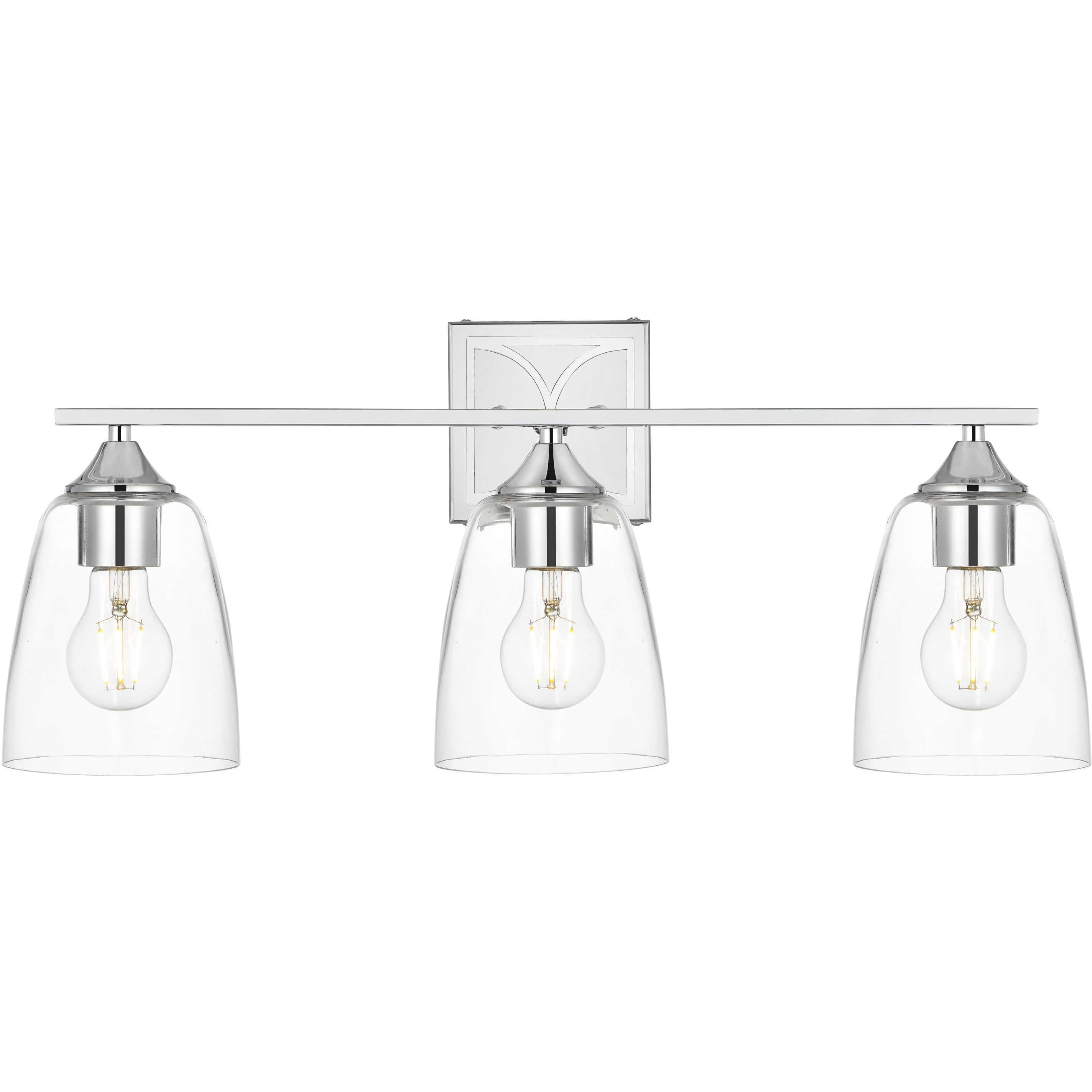 Harris 3 Light 24 inch Chrome Bath Sconce Wall Light