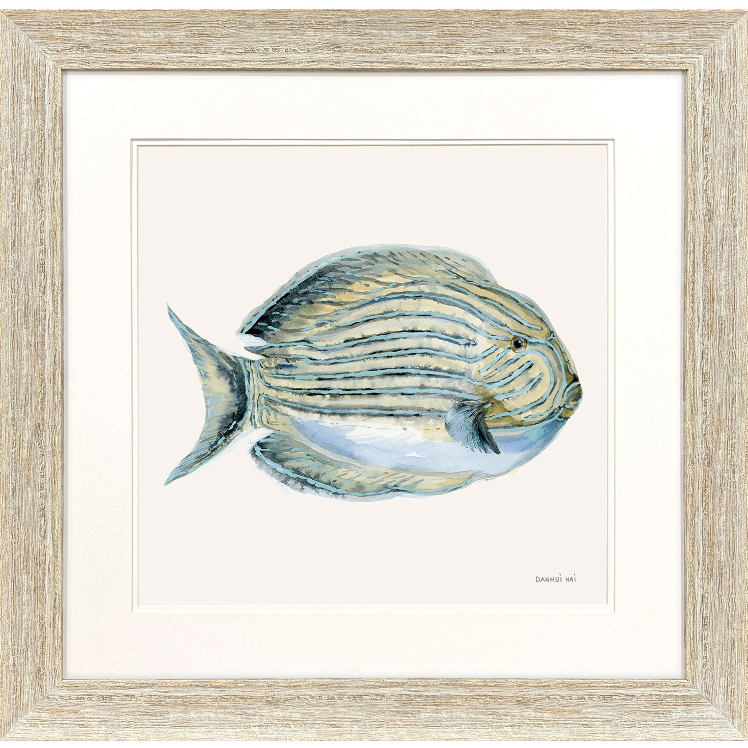 Coastal Bliss Green and Blue Framed Art, Propac