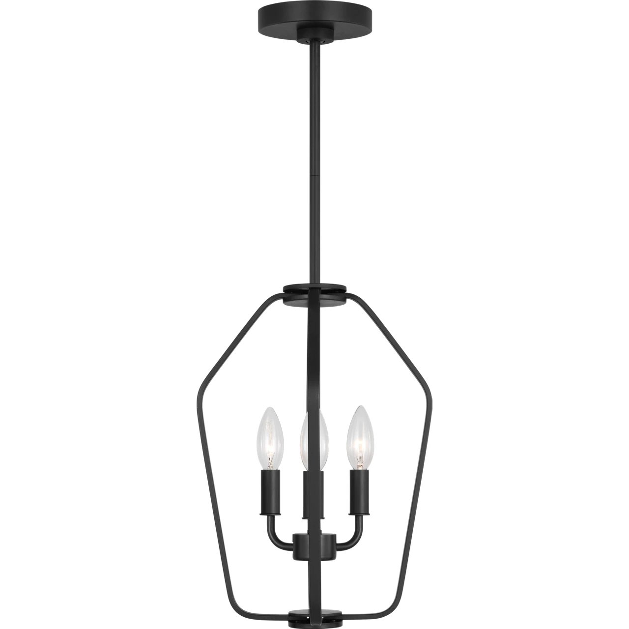 Kennan 3 Light 11 inch Midnight Black Chandelier Ceiling Light